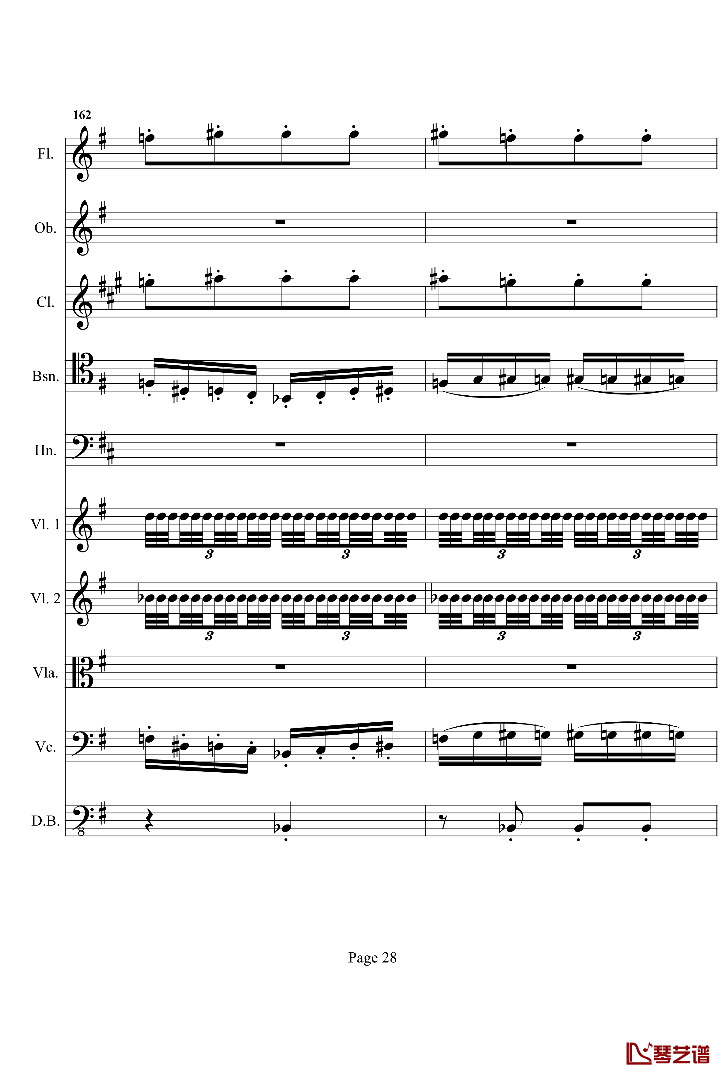 奏鸣曲之交响钢琴谱- 第十首-Ⅰ-贝多芬-beethoven28