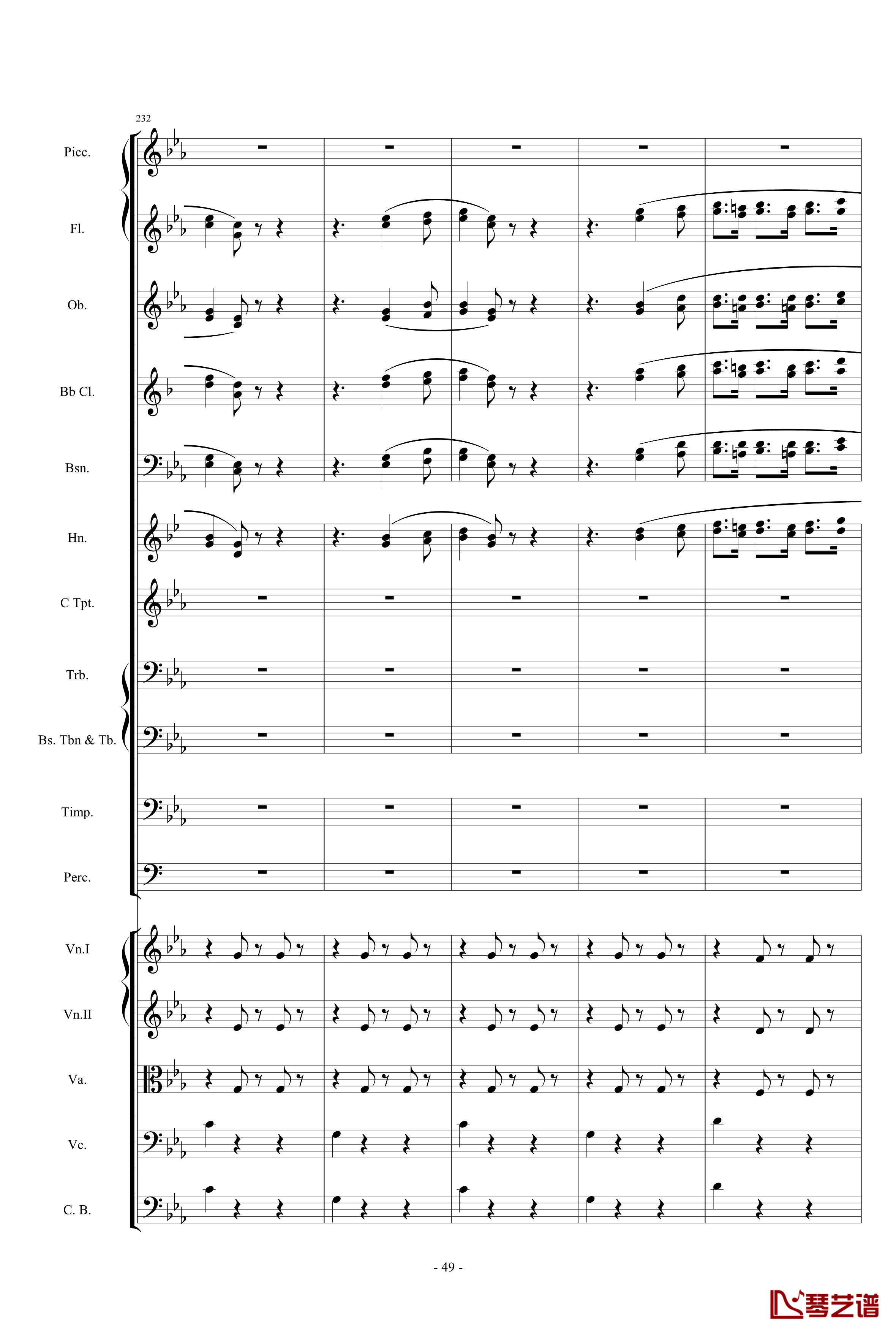 愤怒的小鸟交响曲第三乐章Op.5 no.3钢琴谱-1057257849