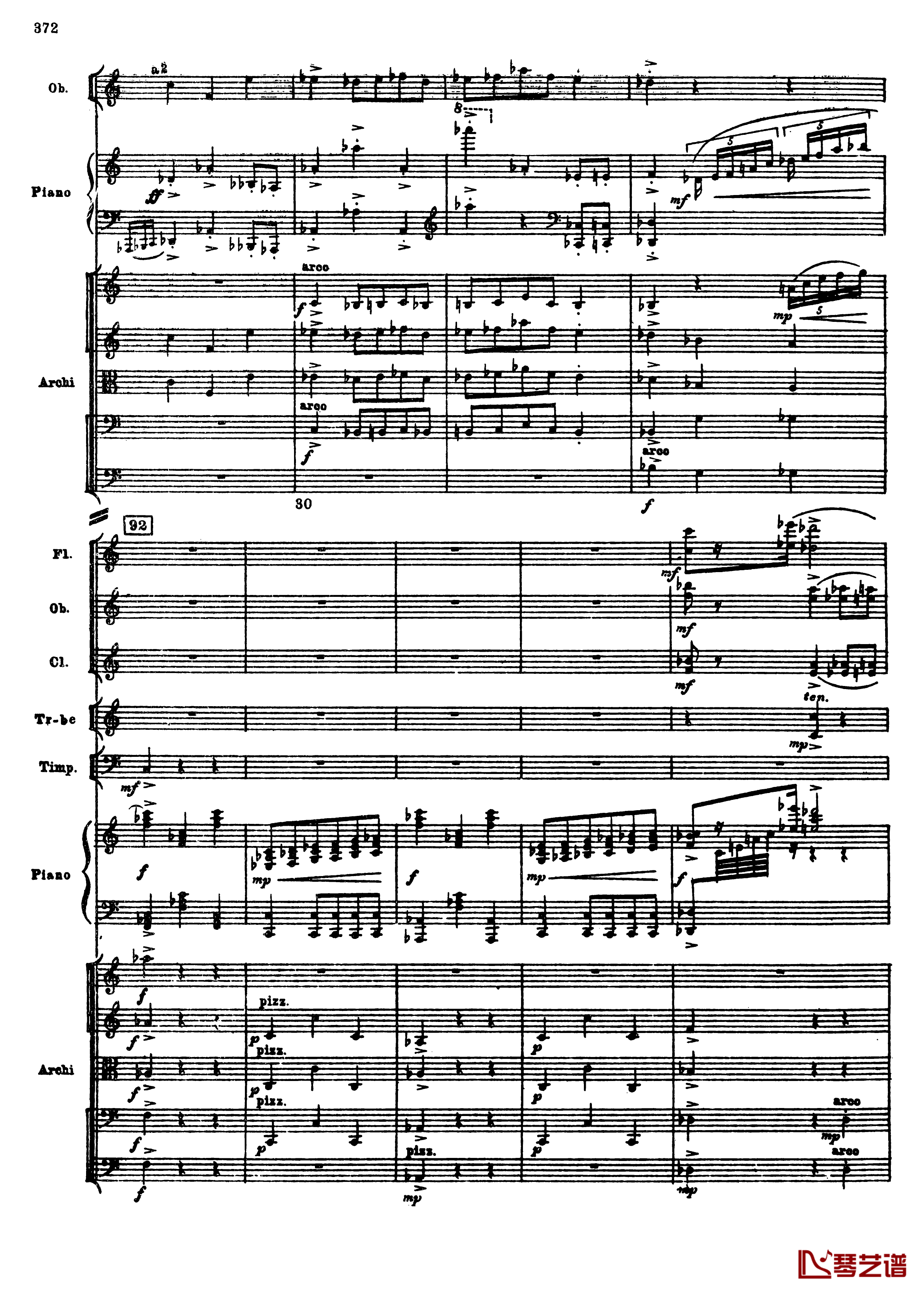 普罗科菲耶夫第三钢琴协奏曲钢琴谱-总谱-普罗科非耶夫104