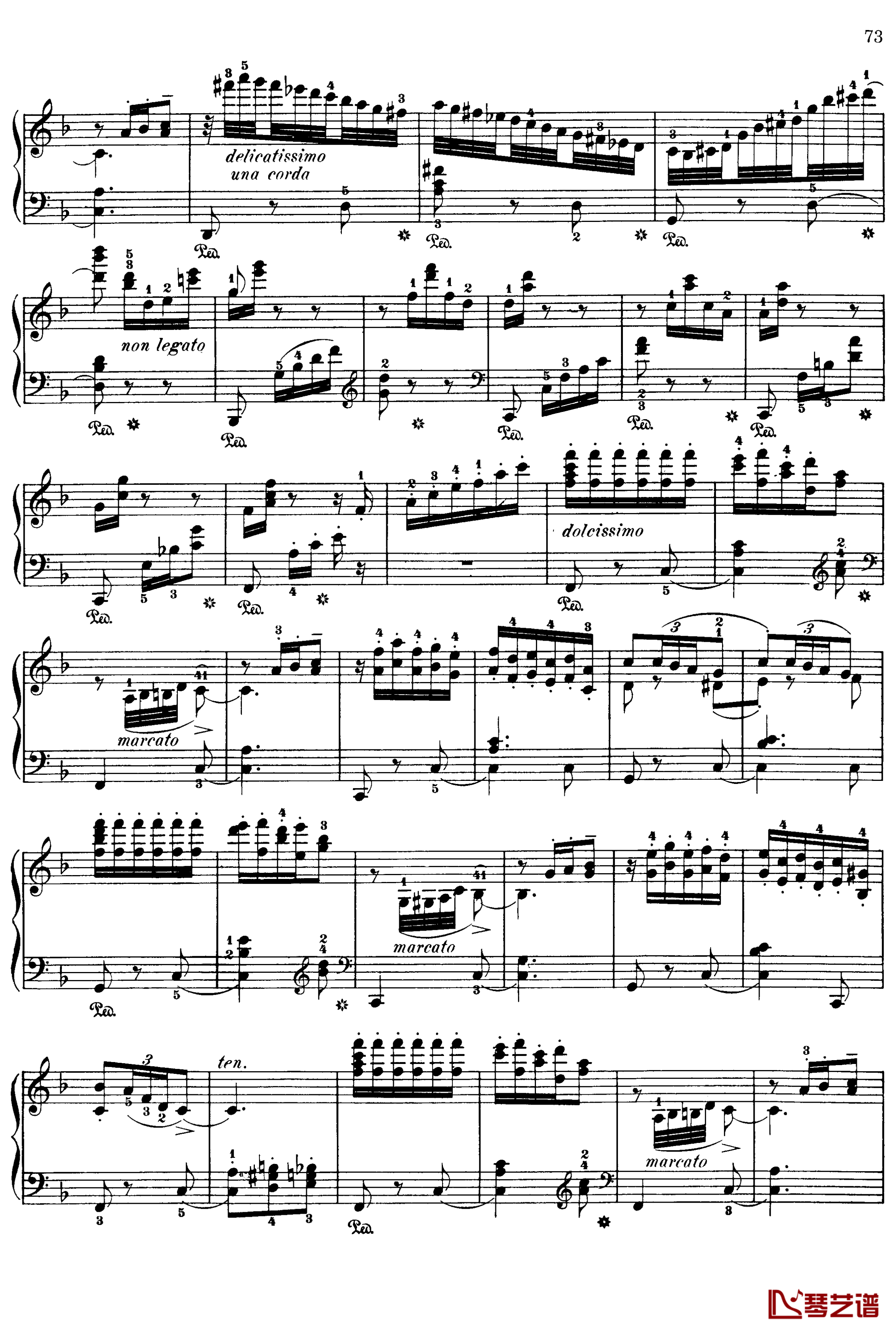 西班牙随想曲 Op.37钢琴谱-莫什科夫斯基-Moszkowski8