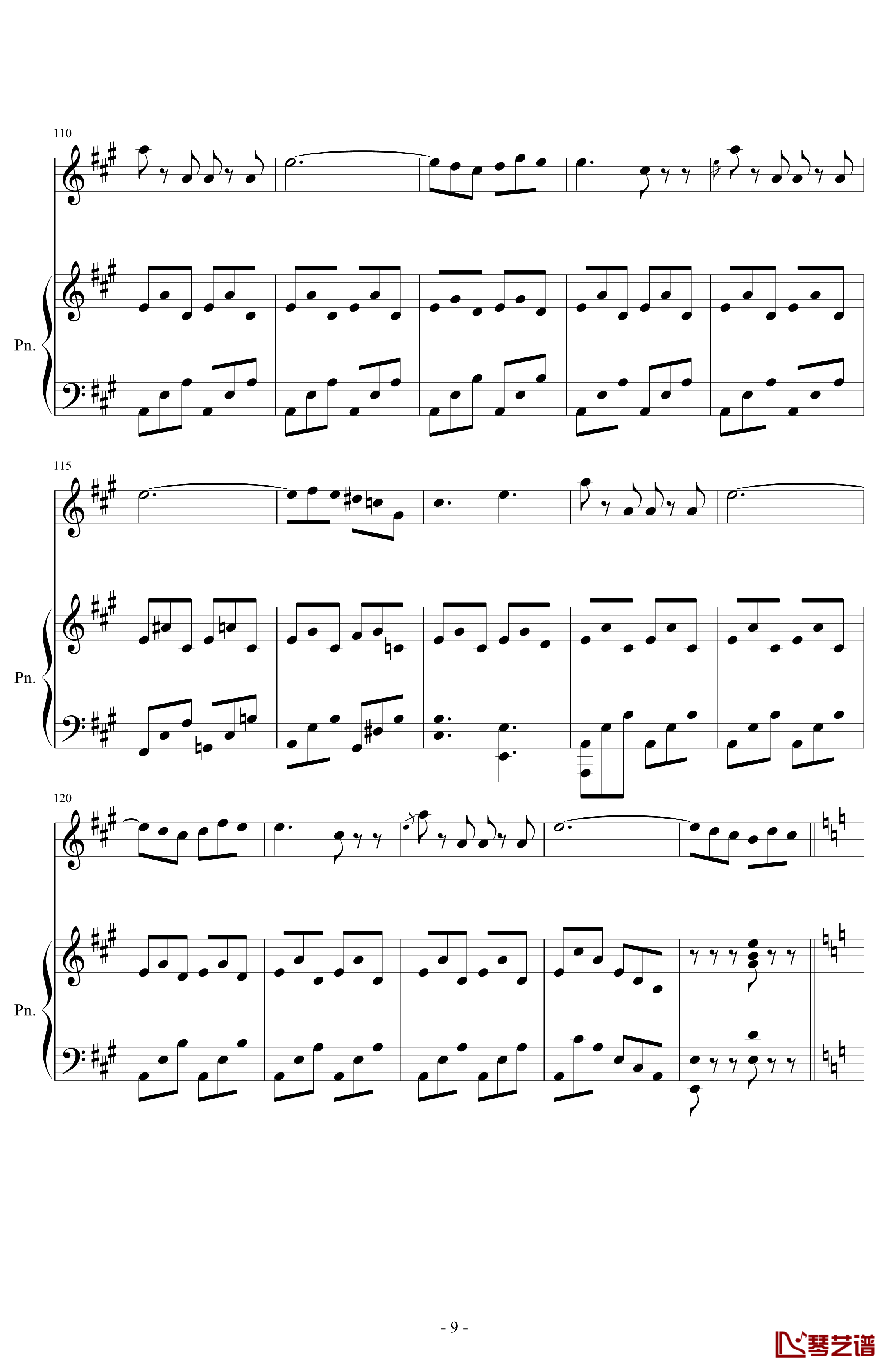 La Danza钢琴谱-Tarantella napoletana-罗西尼9