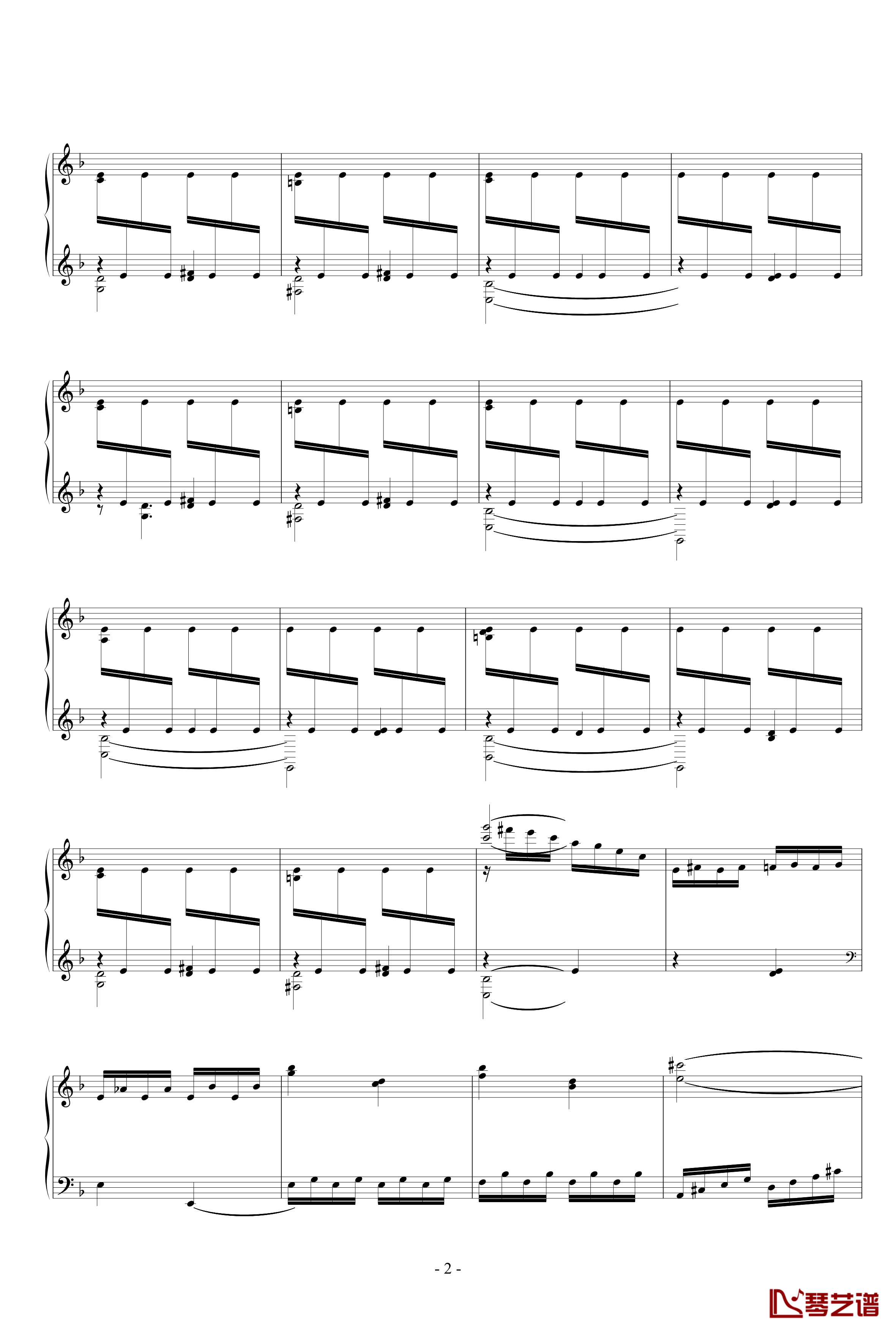 冥想集钢琴谱-修改-升c小调30