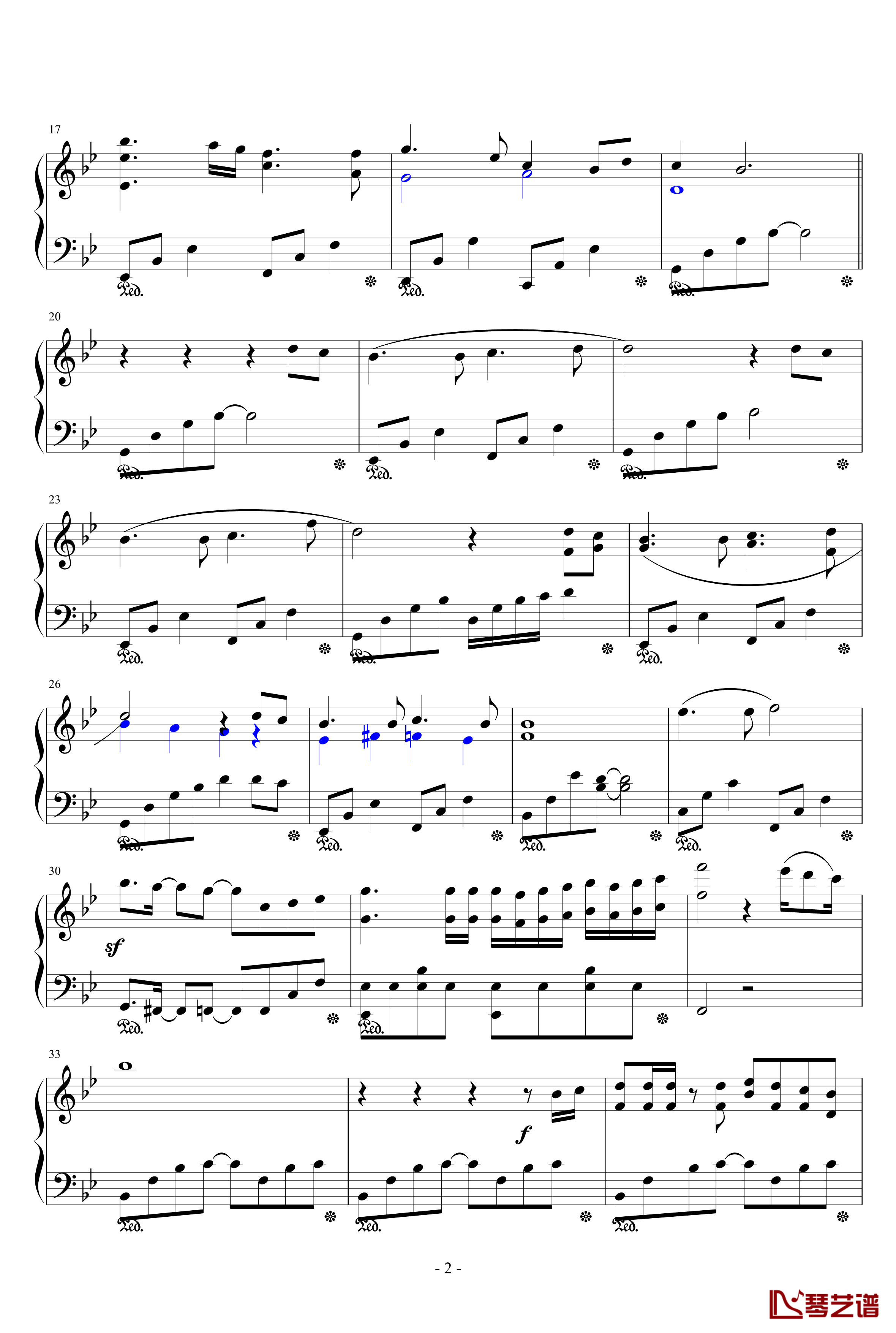 tournesol钢琴谱-孙浩宇2