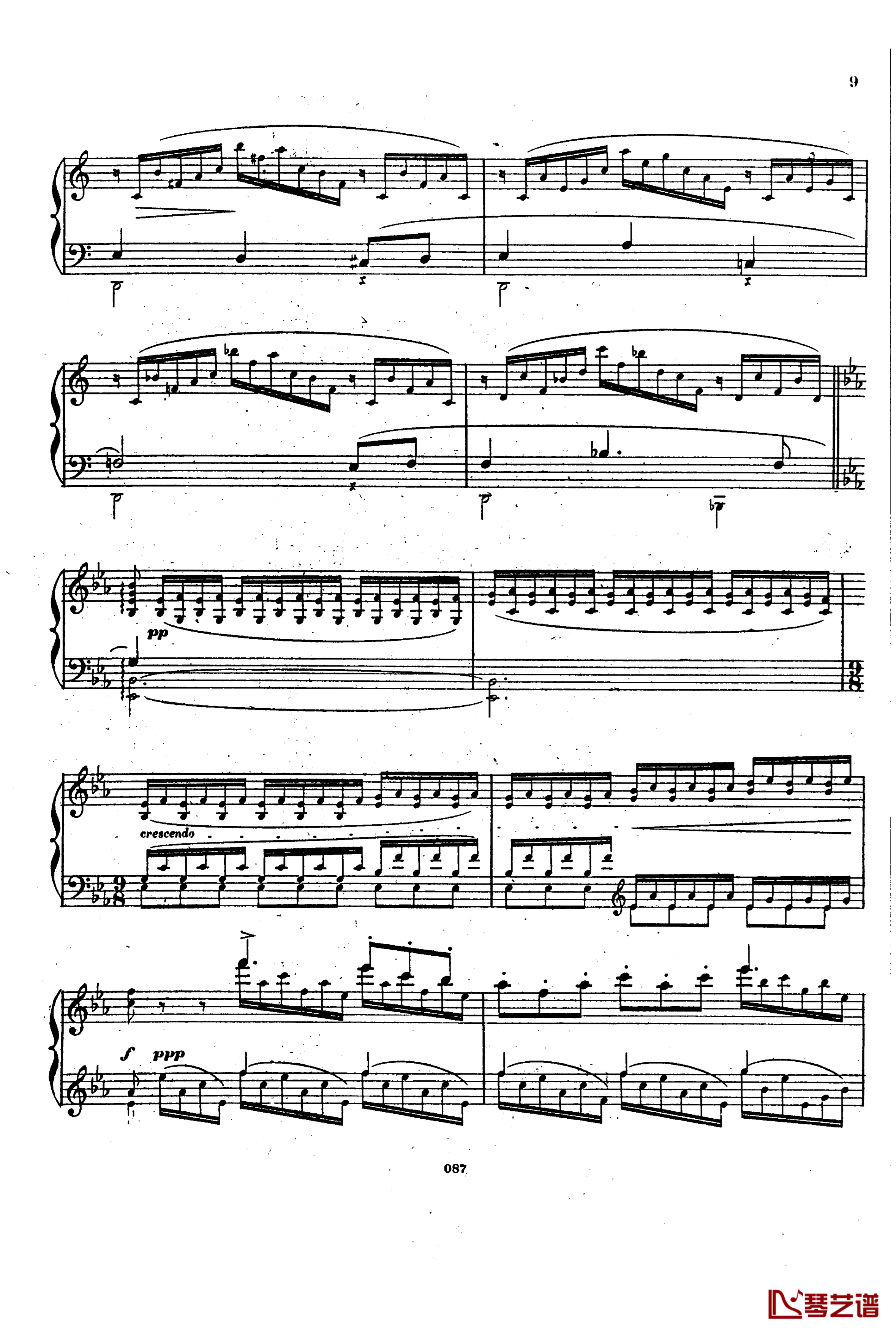 森林低语钢琴谱-瓦格纳8