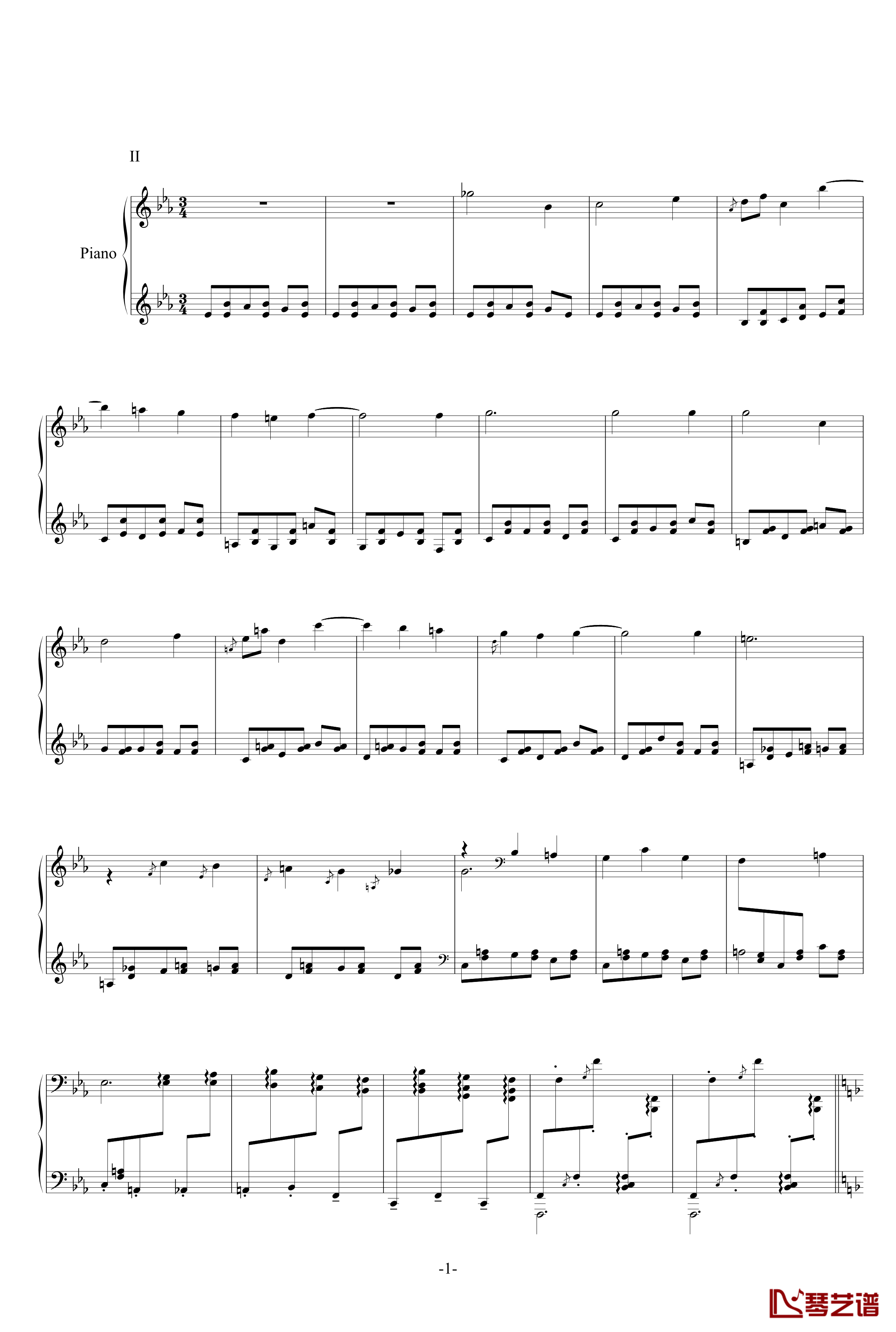 冥想集钢琴谱-修改-升c小调7