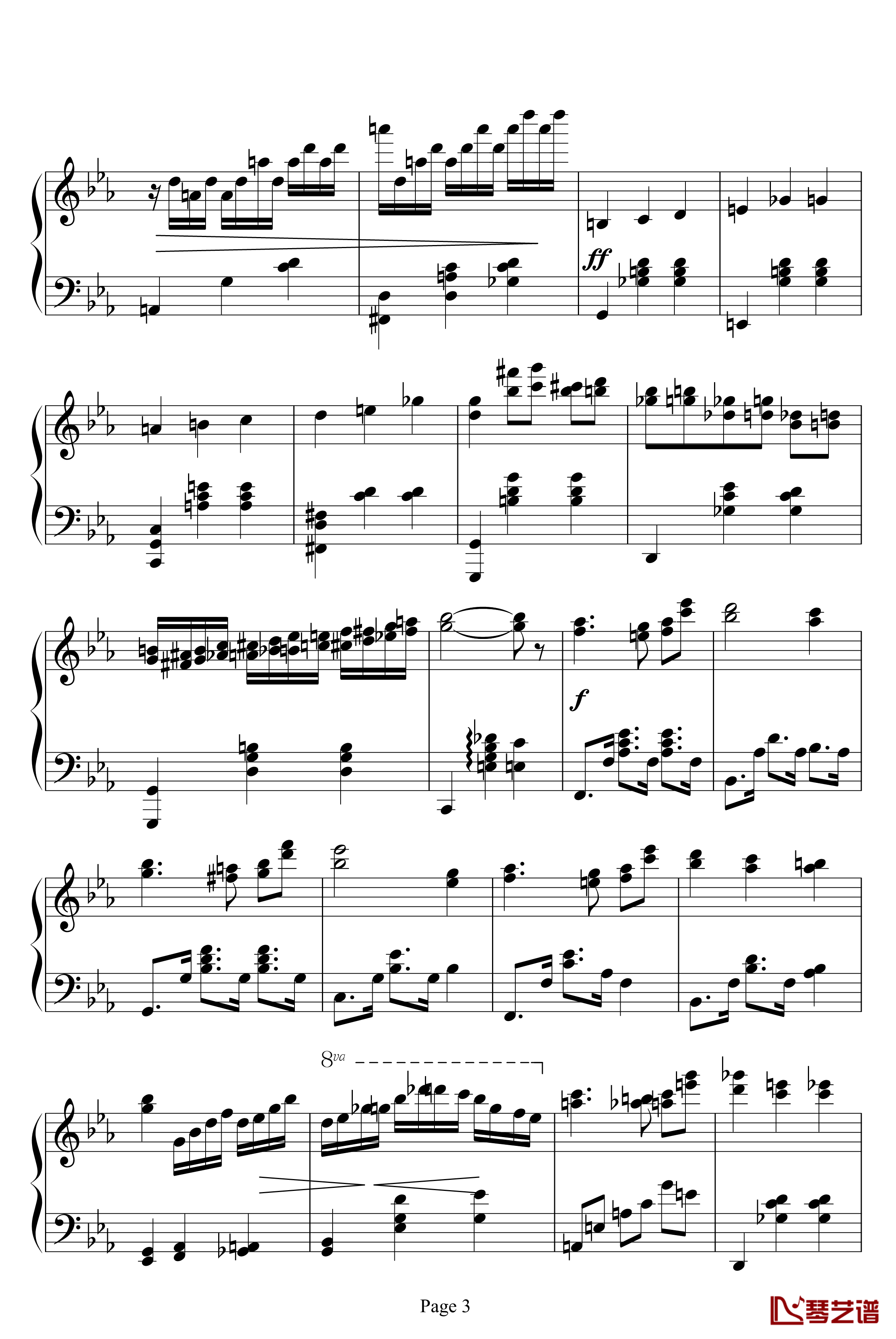 Magic Waltz钢琴谱-海上钢琴师3