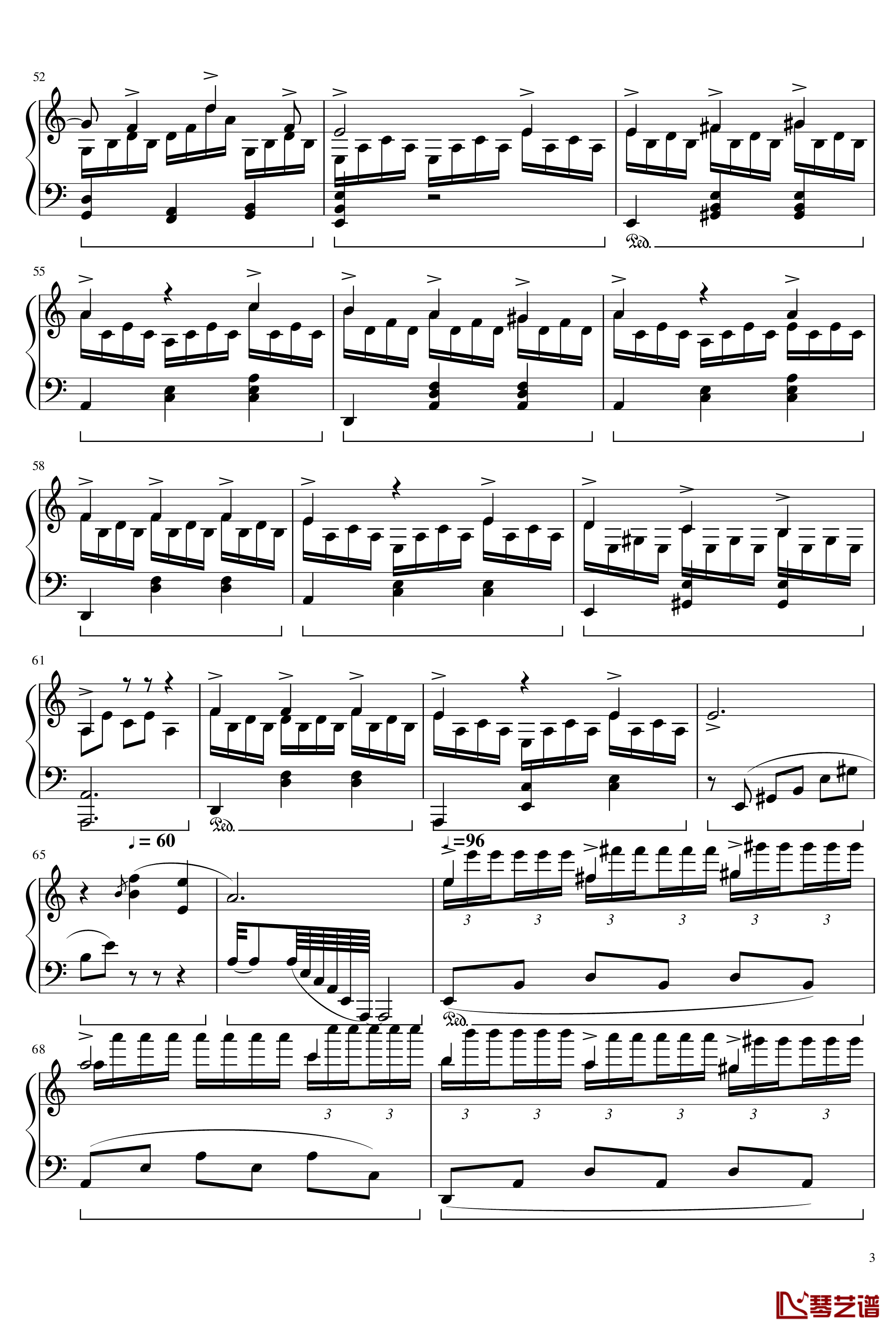 拉利亚的祭典钢琴谱-AlexLiu3