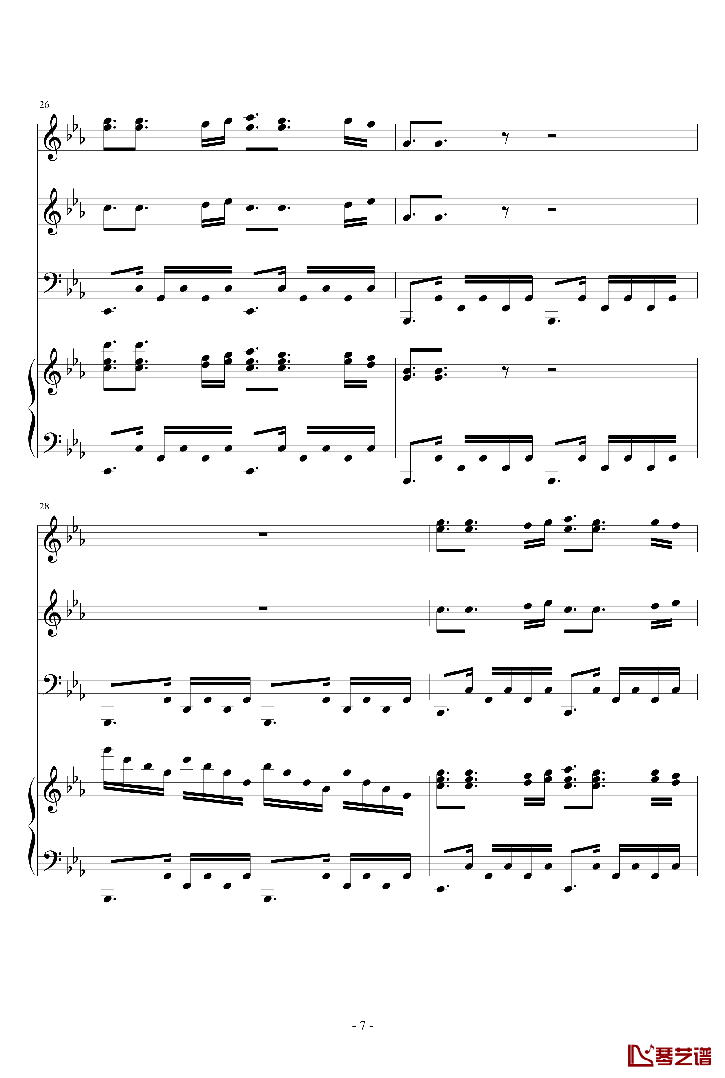 Samba De Roda钢琴谱 总谱-马克西姆-Maksim·Mrvica7