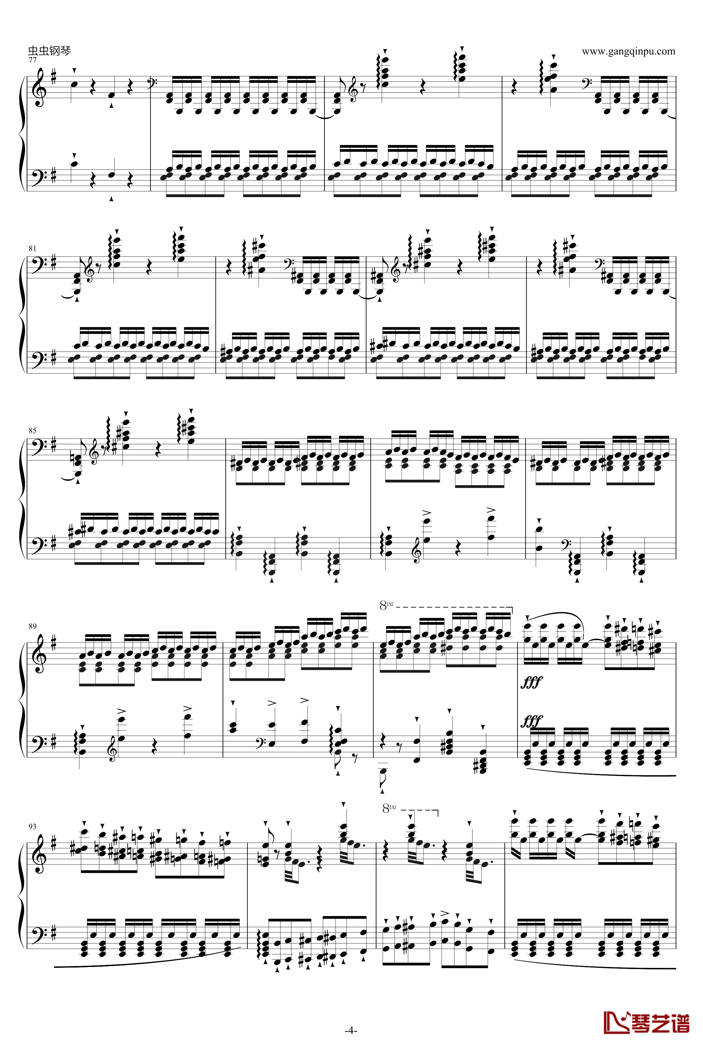 威廉·退尔序曲钢琴谱-李斯特S.5524