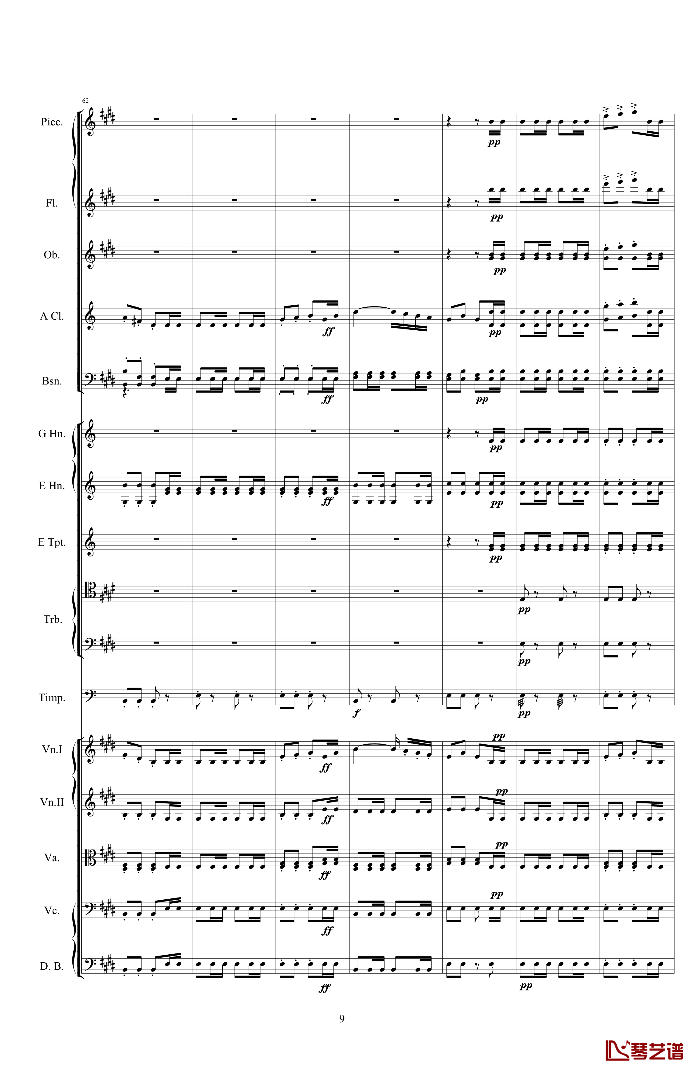 威廉退尔序曲钢琴谱-原版扒谱-罗西尼9