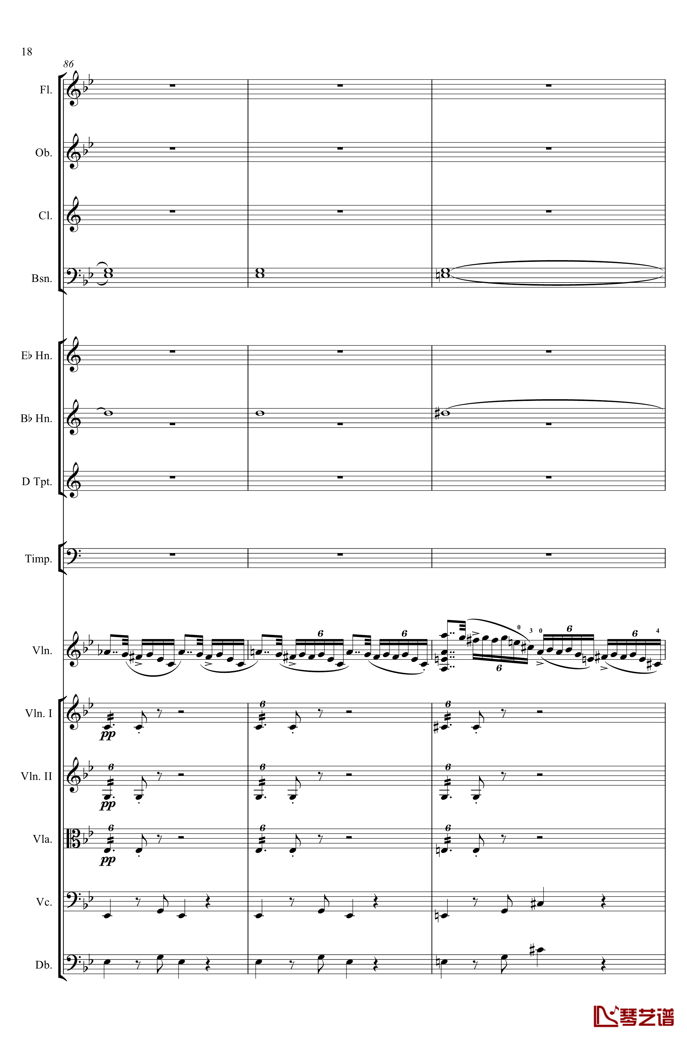 g小调第1小提琴协奏曲Op.26钢琴谱-第一乐章-Max Bruch18