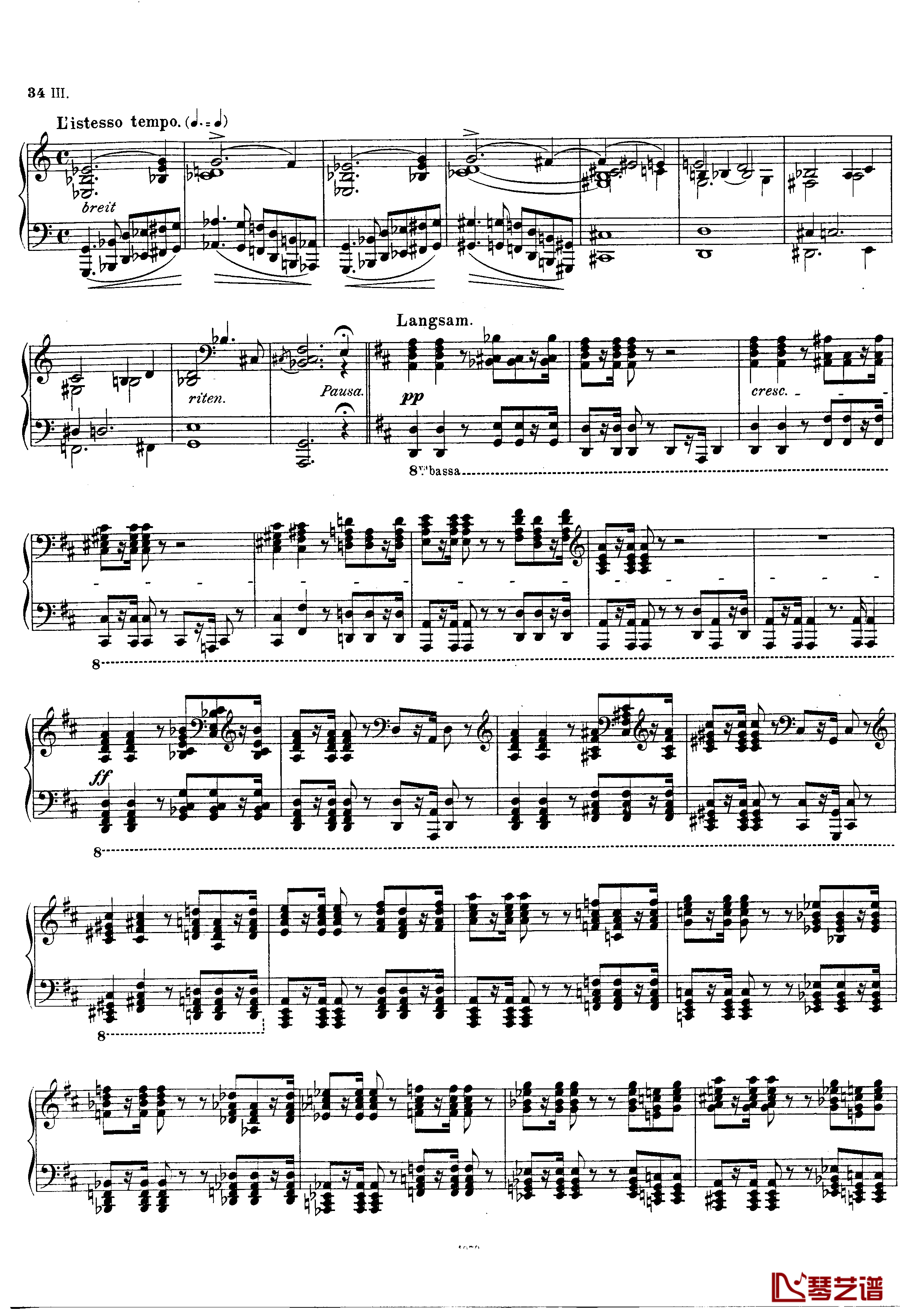 幽灵船Op.1钢琴谱-陶西格9