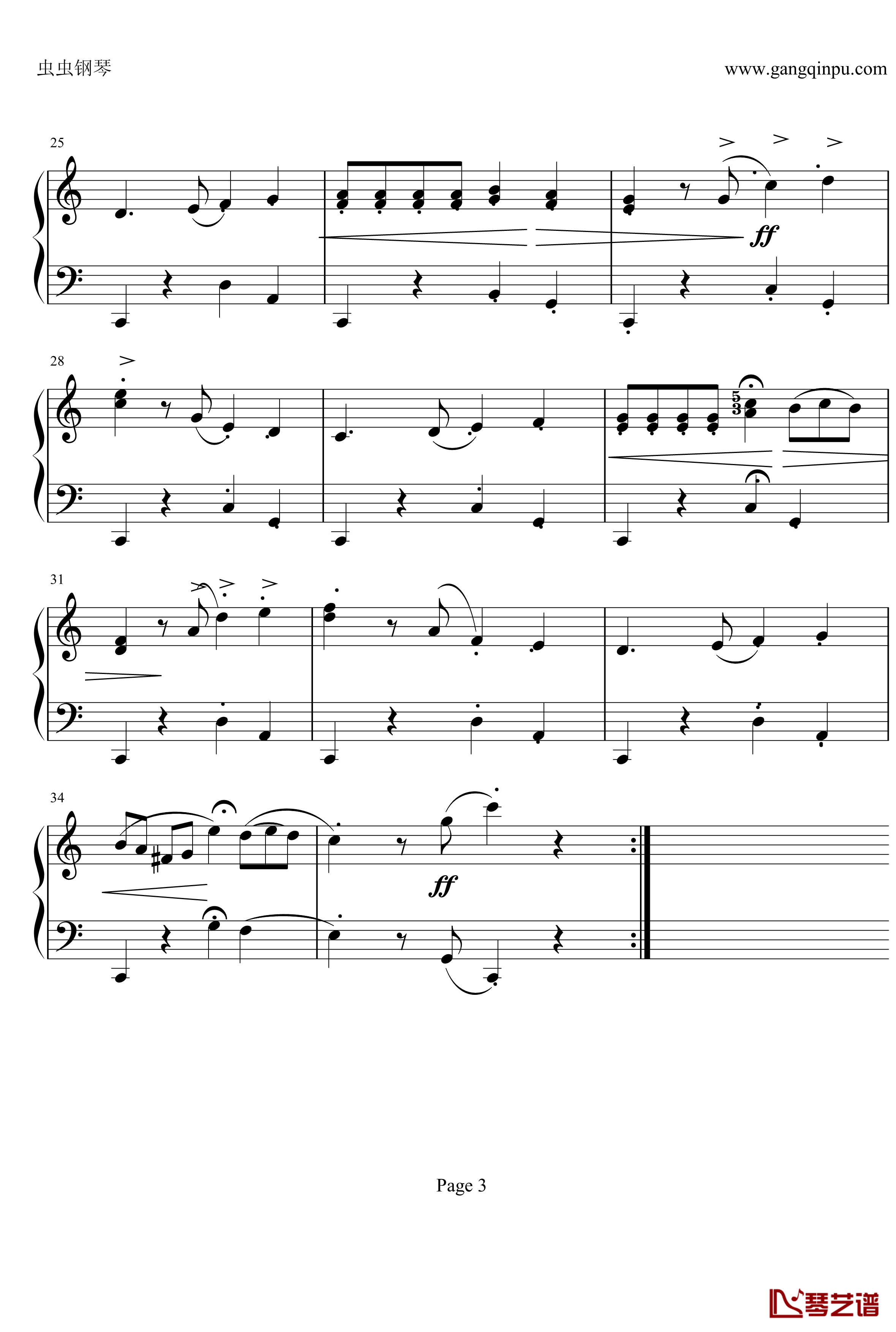 哈巴涅拉钢琴谱-比才-Bizet-卡门3