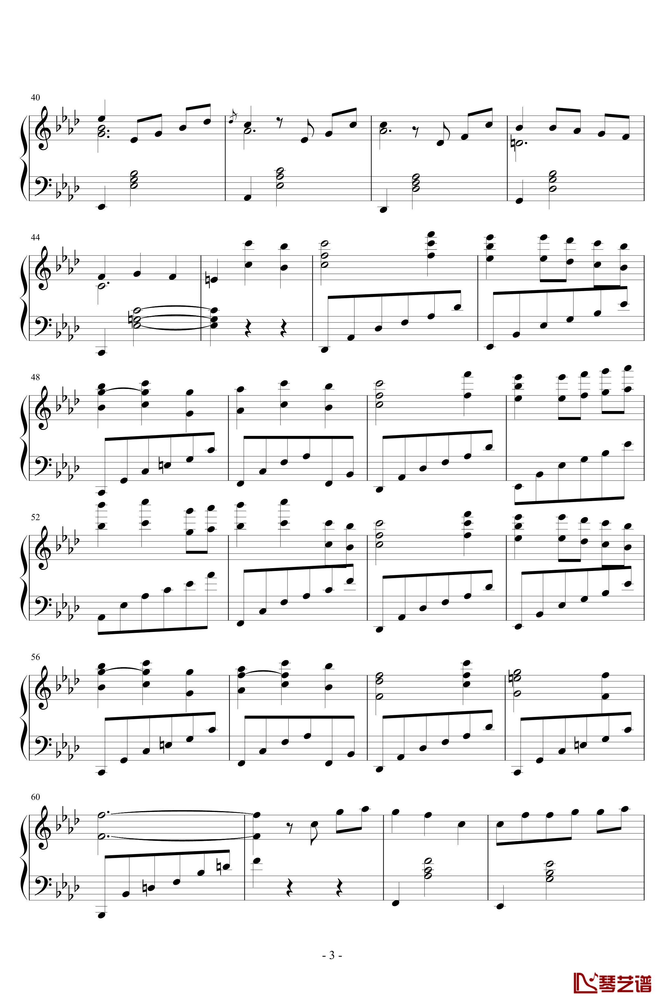 Op.1钢琴谱-加藤真弓3