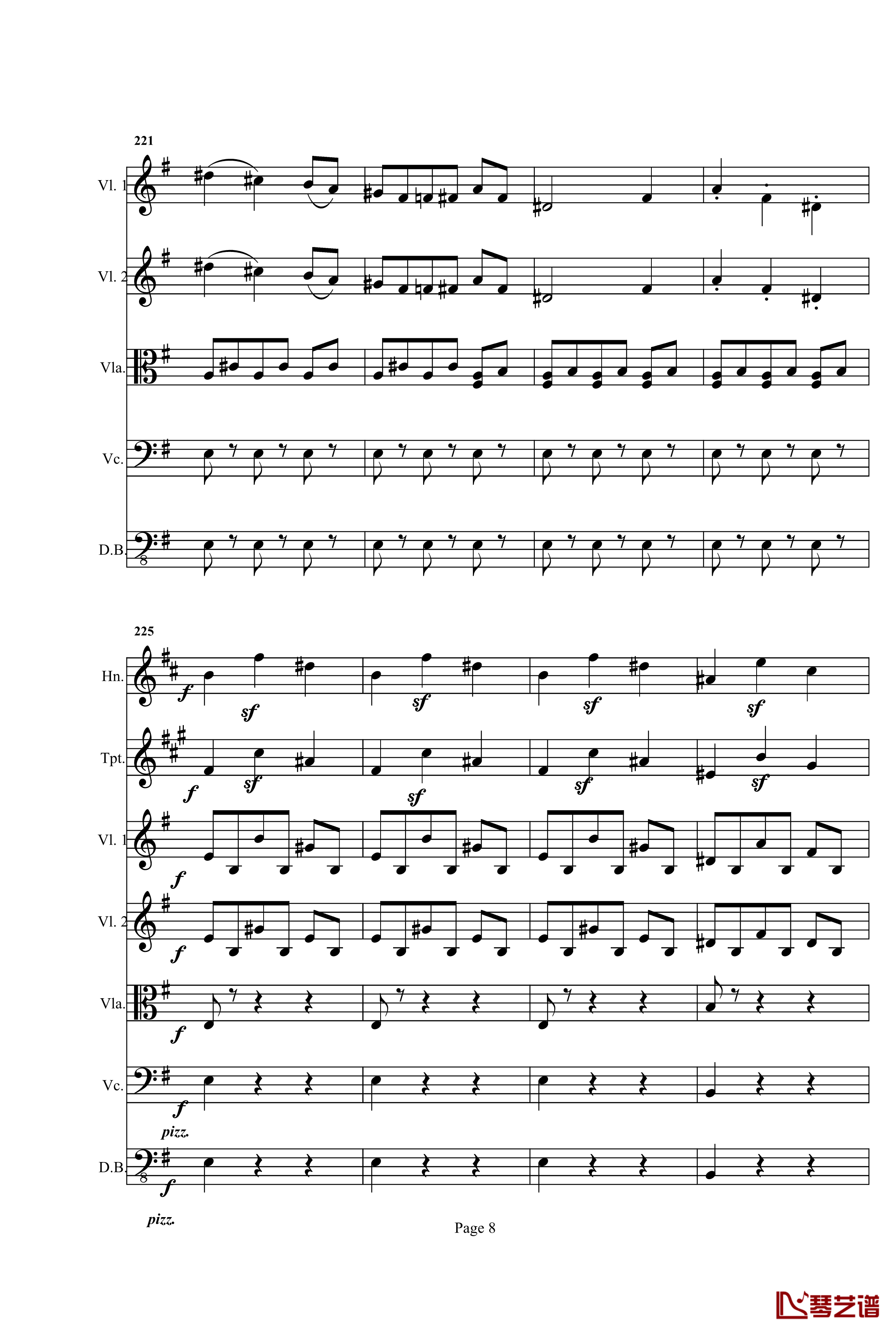 奏鸣曲之交响钢琴谱-第25首-Ⅰ-贝多芬-beethoven8
