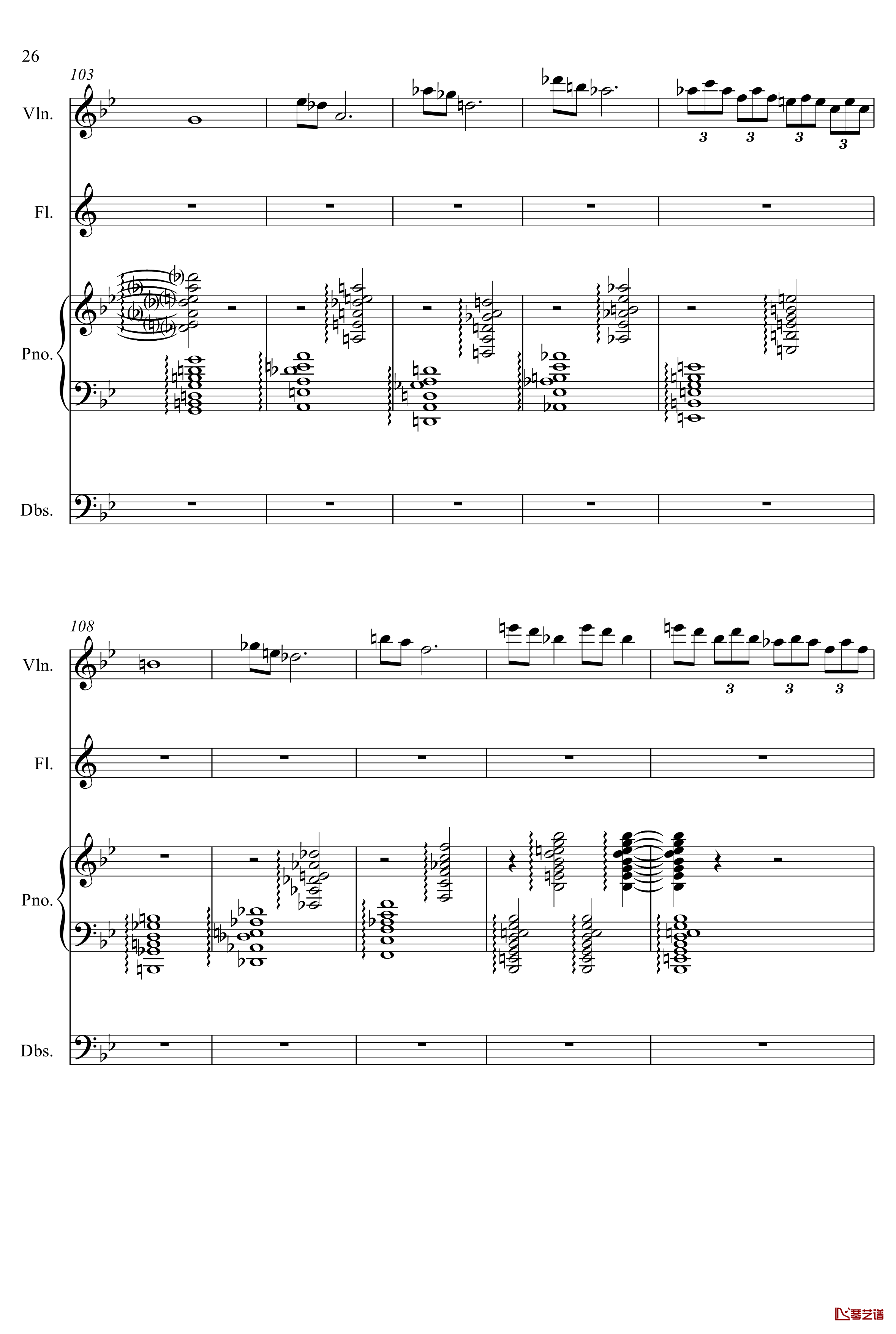 天山钢琴谱-yewwc26
