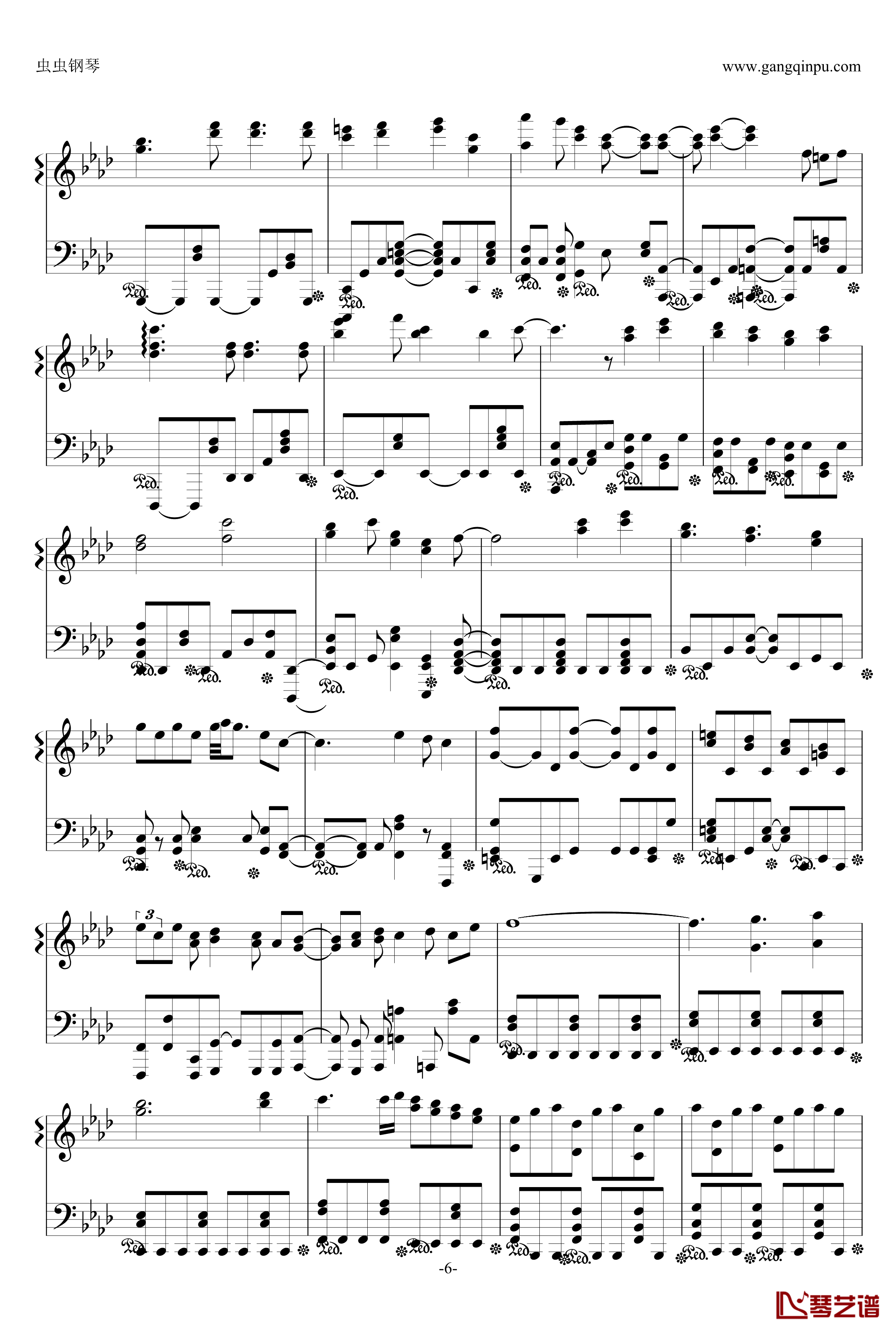 脱獄钢琴谱 by Neru- 鏡音リン-鏡音リン6
