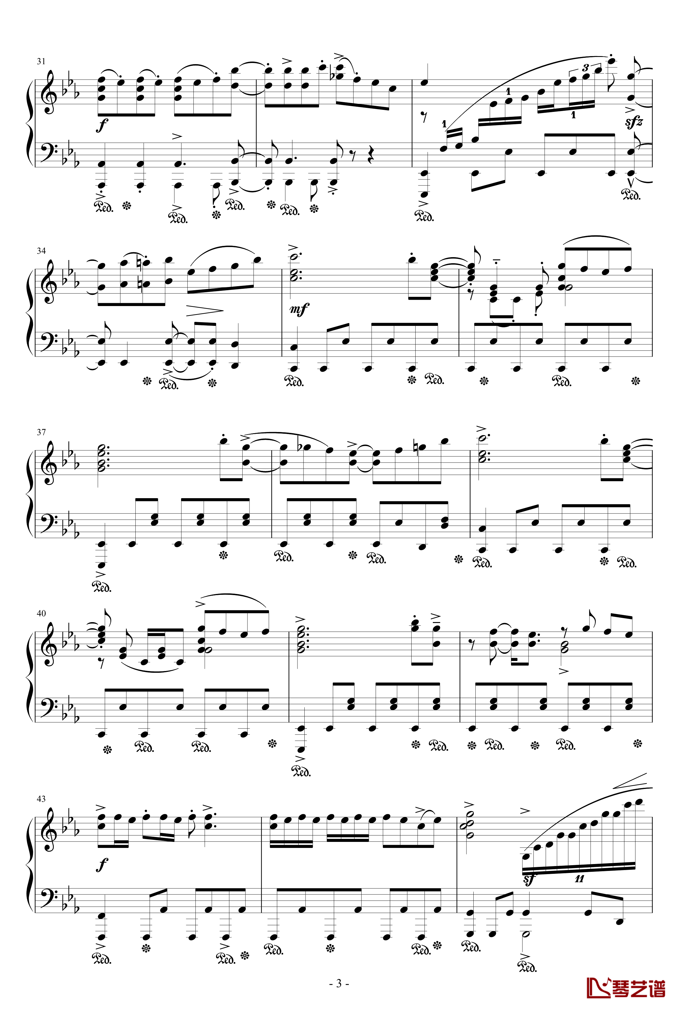 おジャ魔女カーニバル钢琴谱-触手猴3