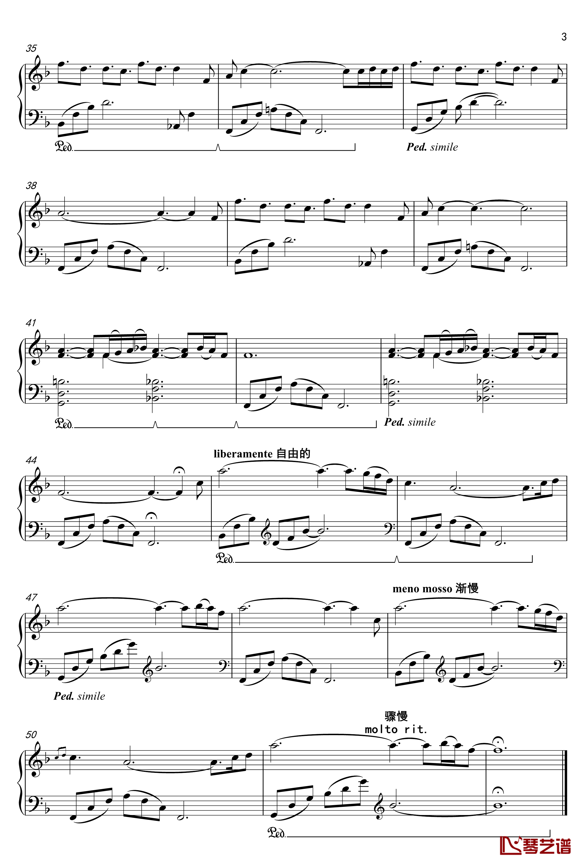 Come Un Fiore钢琴谱-Ludovico Einaudi3