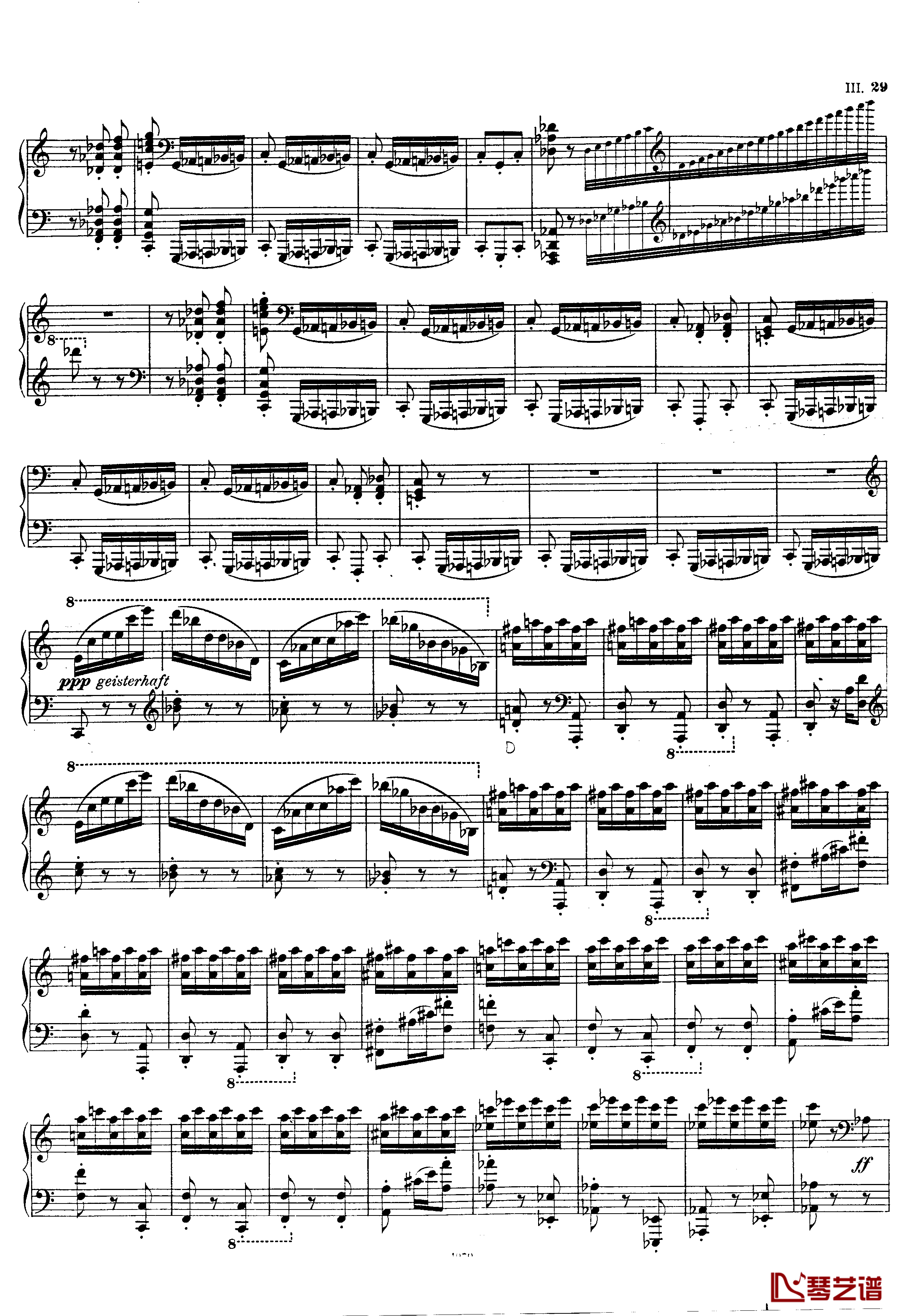 幽灵船Op.1钢琴谱-陶西格4