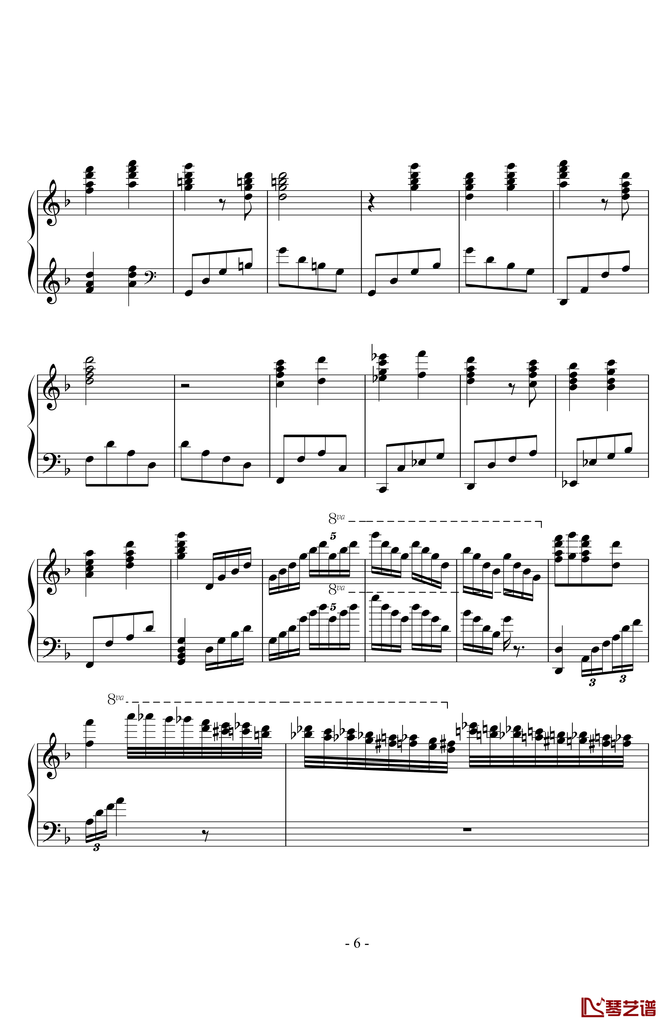 此曲帮我删除钢琴谱-马克西姆-Maksim·Mrvica6