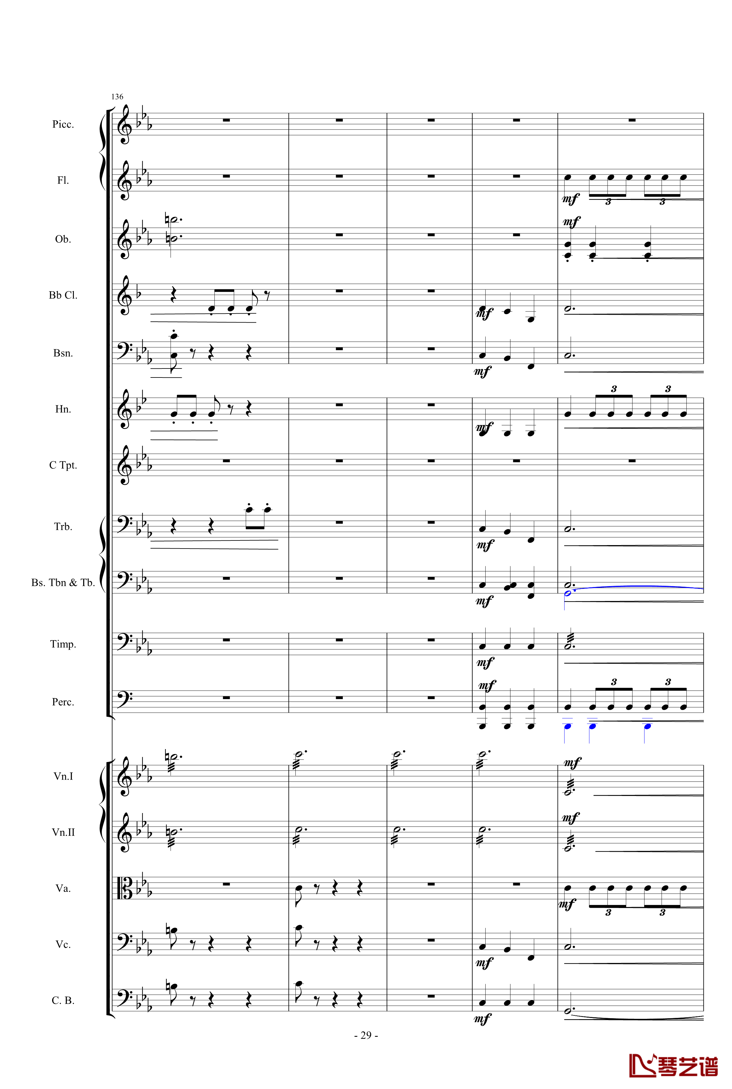 愤怒的小鸟交响曲第三乐章Op.5 no.3钢琴谱-1057257829