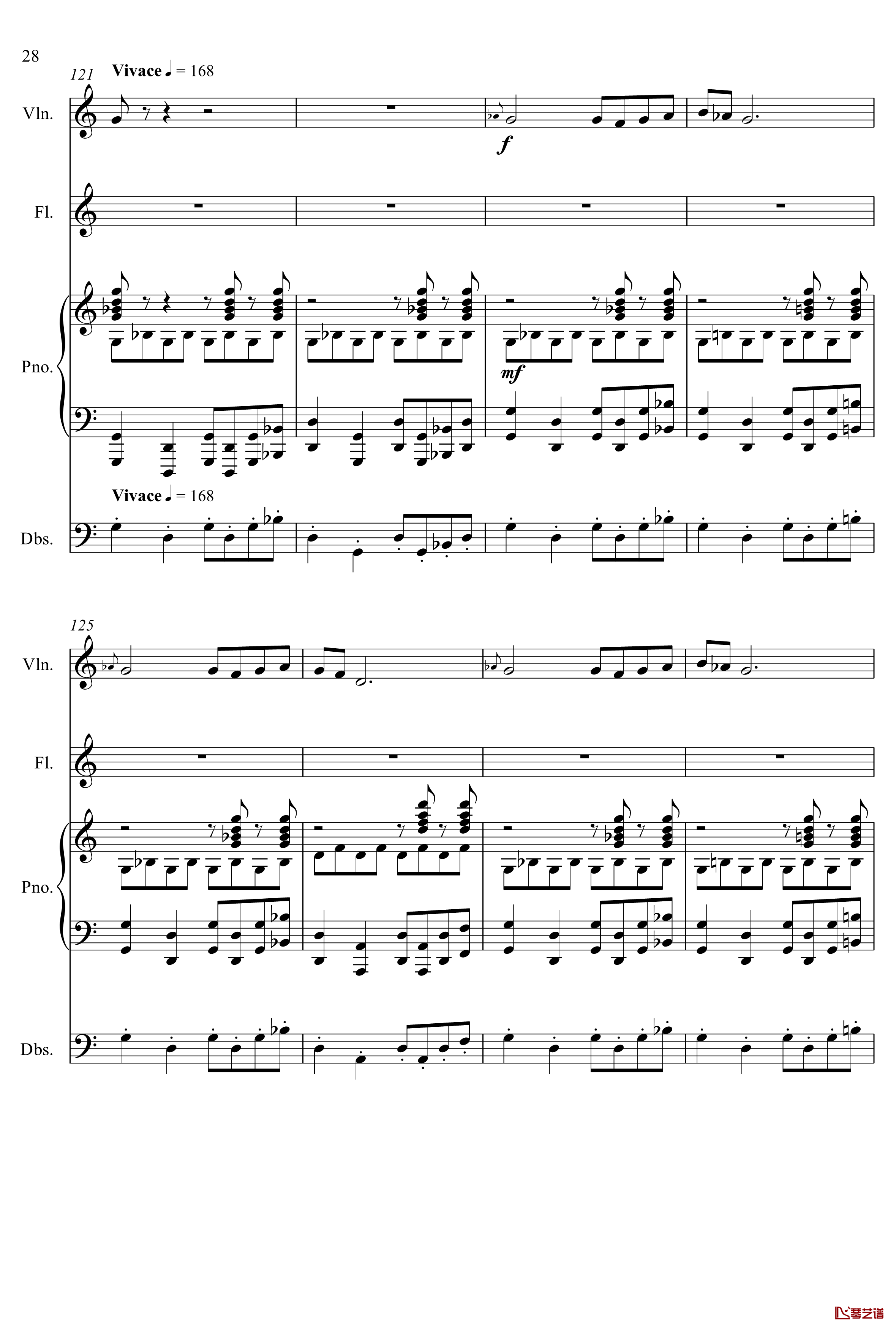天山钢琴谱-yewwc28