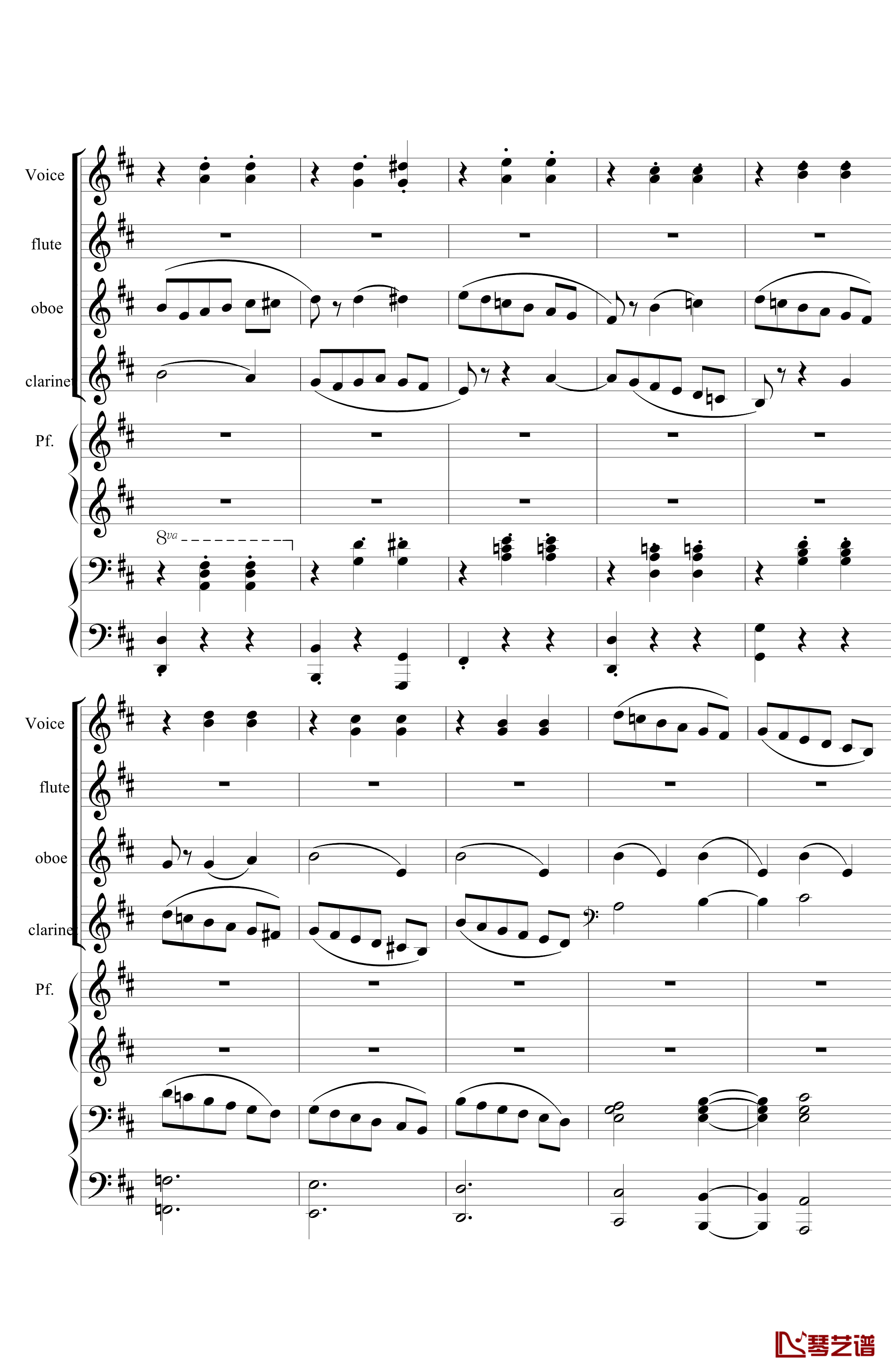 花之圆舞曲钢琴谱-室内乐-柴科夫斯基-Peter Ilyich Tchaikovsky16