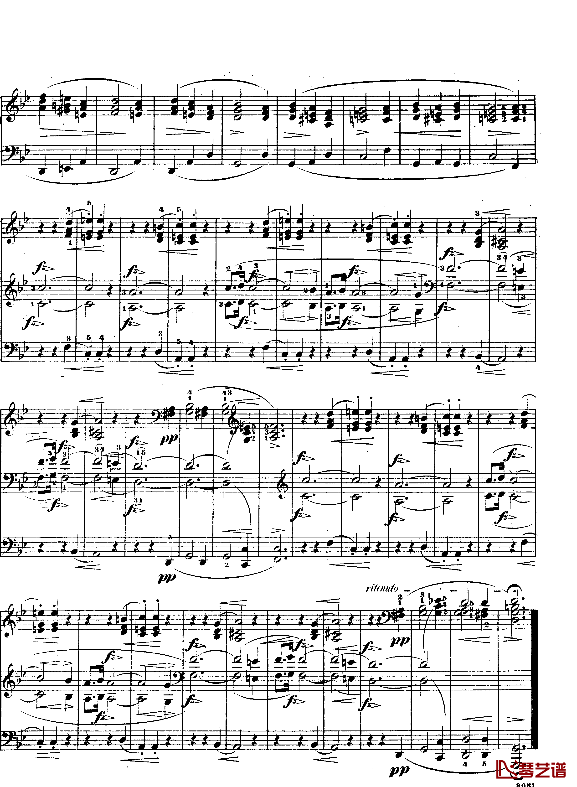升F大调夜曲作品15号钢琴谱-Nocturne Op.15 No.3-肖邦-chopin3