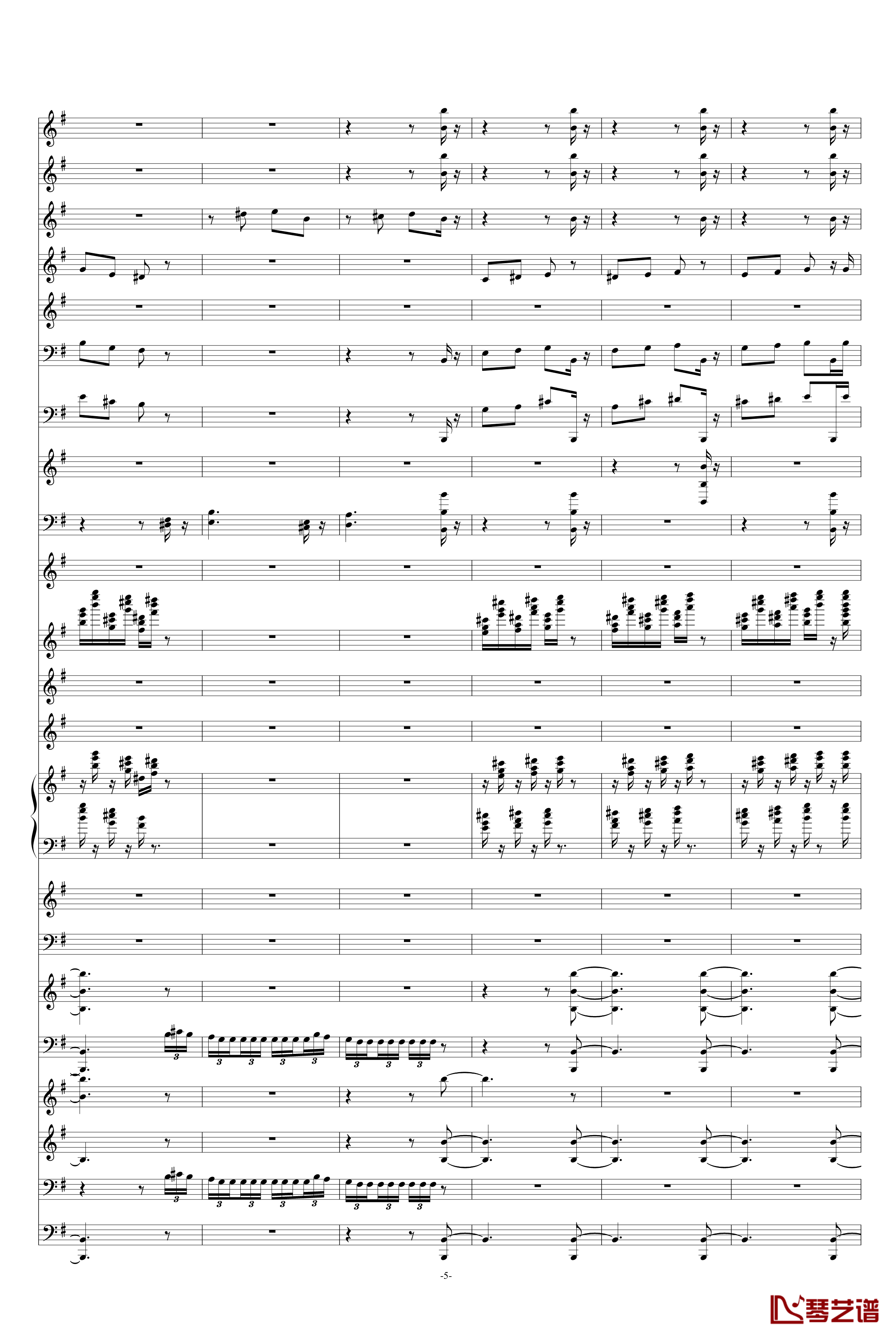 糖果仙子舞曲钢琴谱-柴科夫斯基-Peter Ilyich Tchaikovsky5