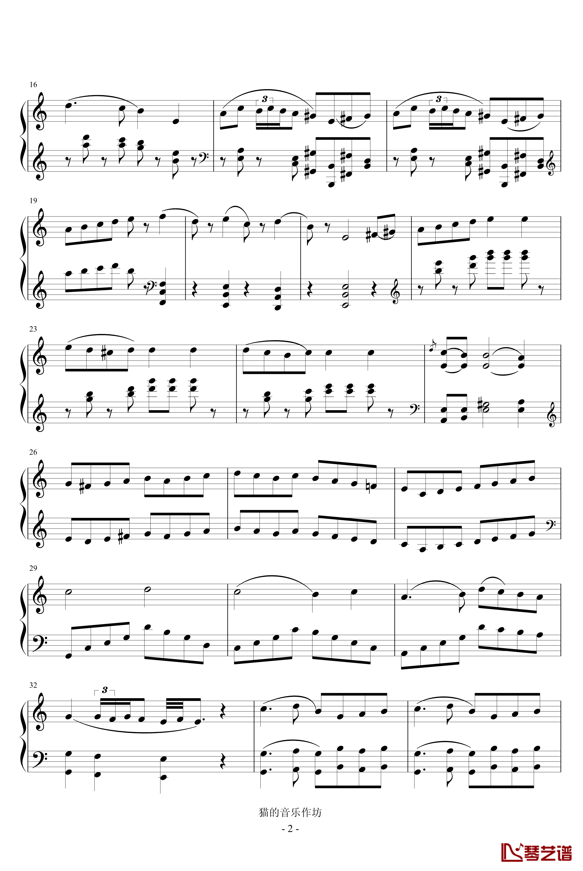 C大调奏鸣曲2钢琴谱-布列瓦尔2