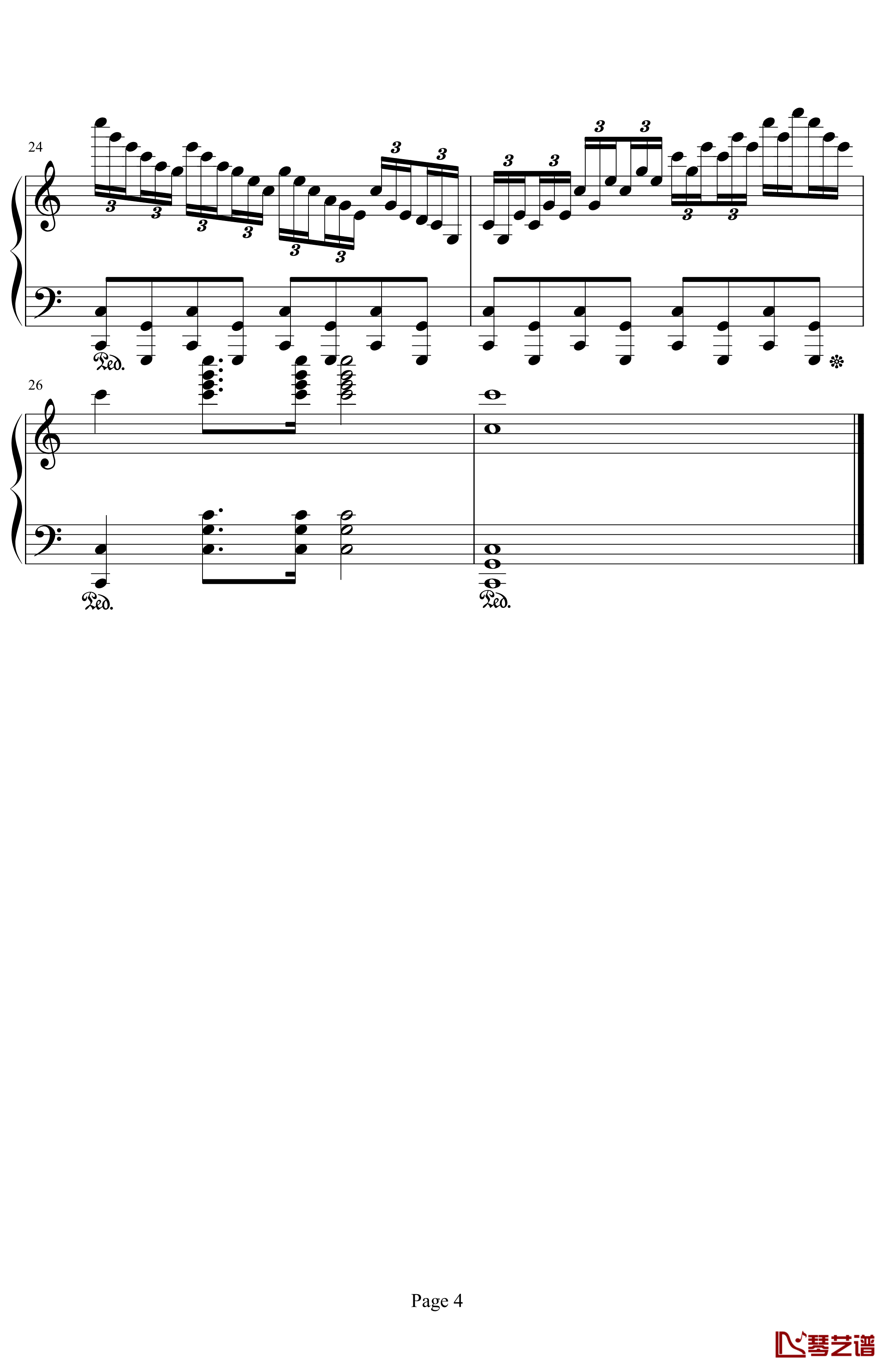 练习曲钢琴谱-peipei61112014