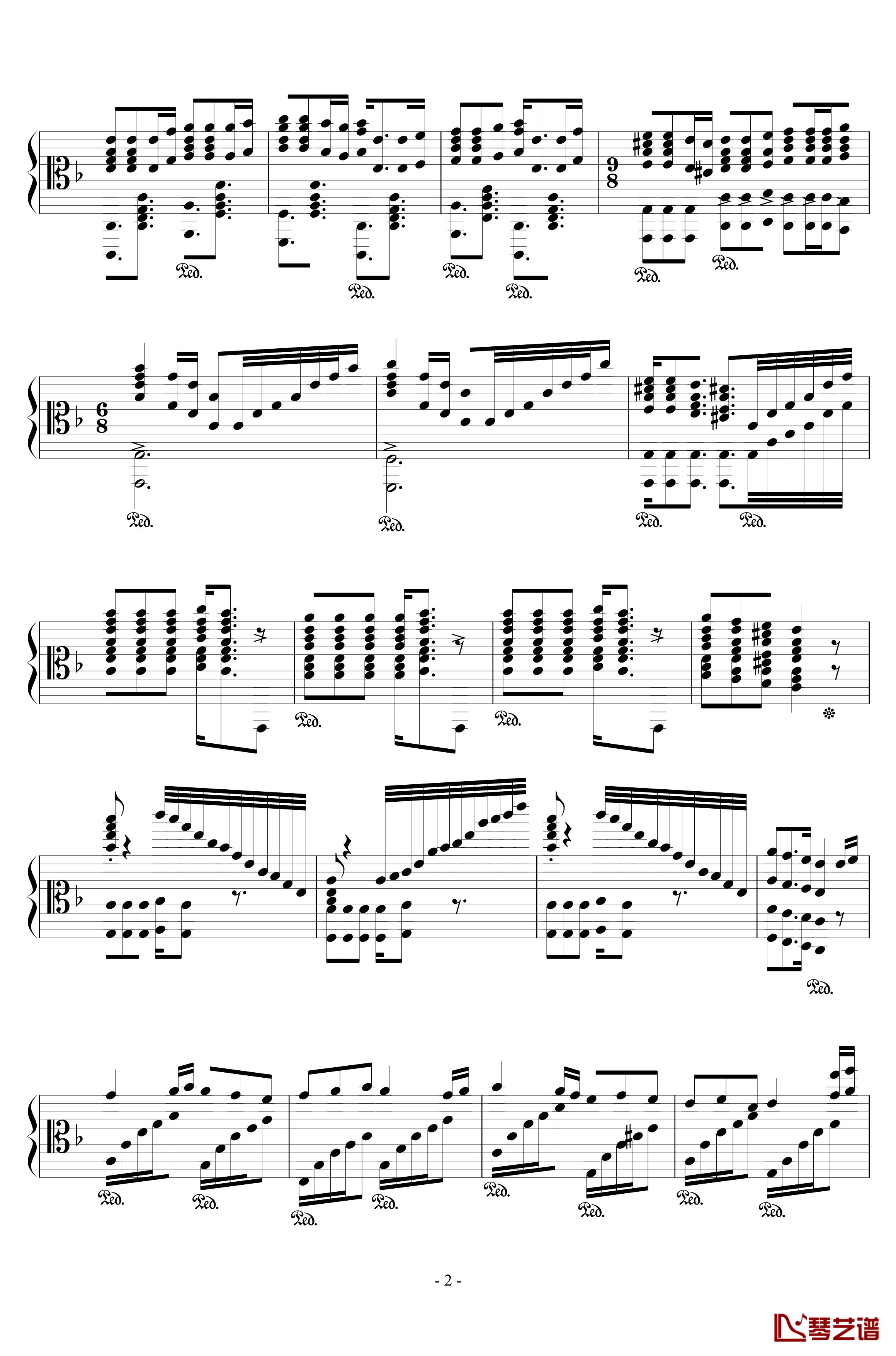 加勒比海盗钢琴谱-混合版-Hans Zimmer2