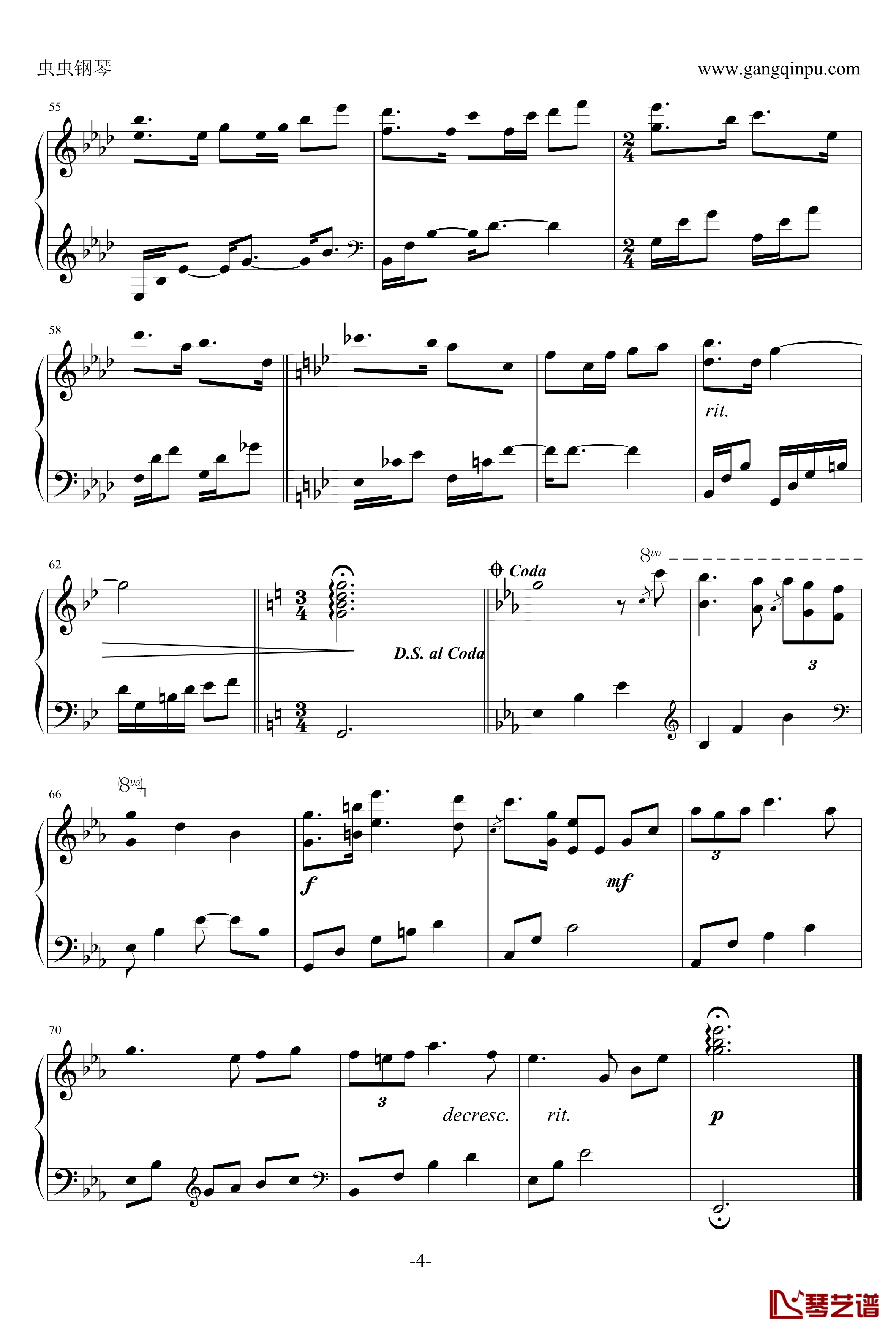 Main Title钢琴谱-夏日香气4