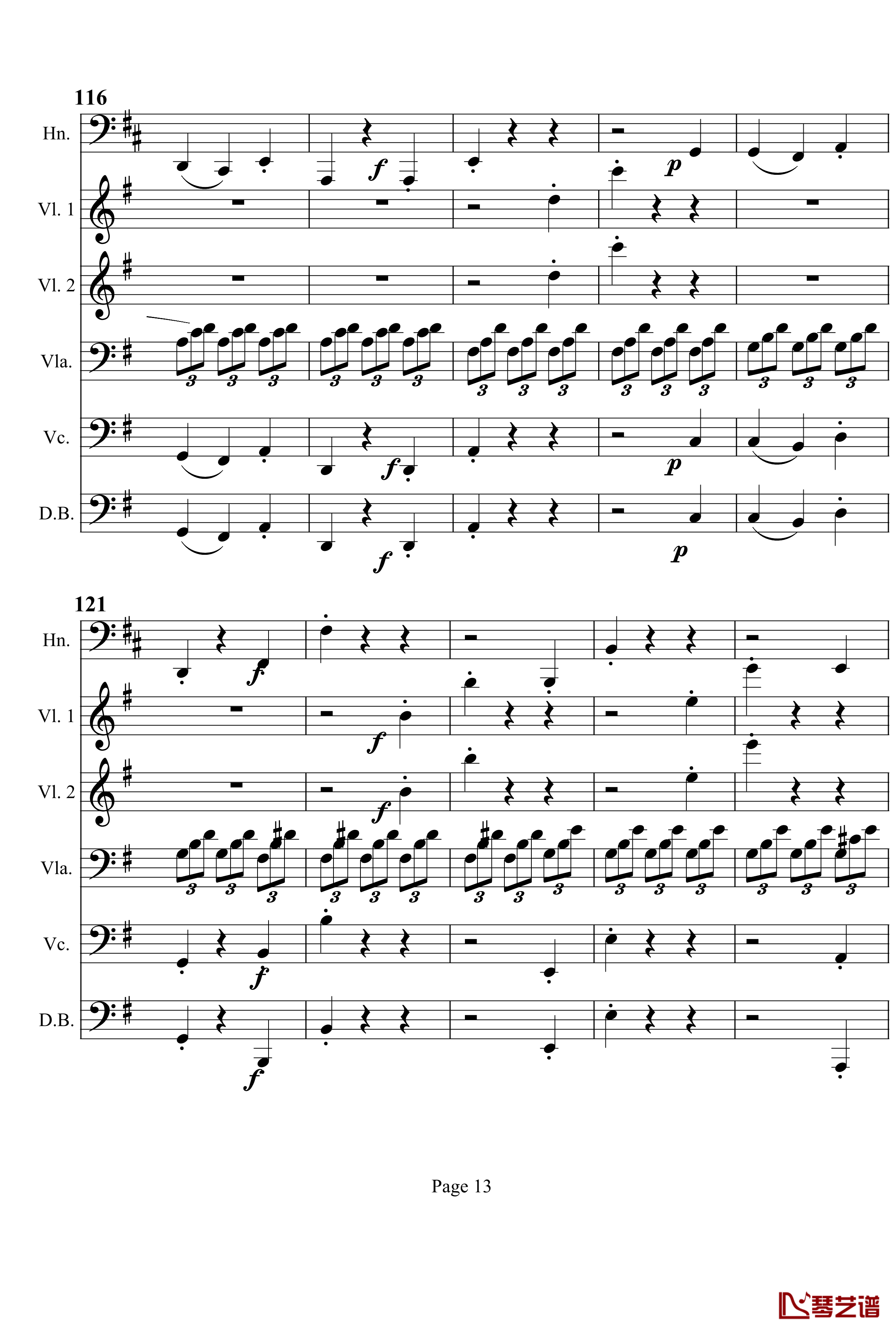 奏鸣曲之交响钢琴谱-第7首-Ⅲ-贝多芬-beethoven13