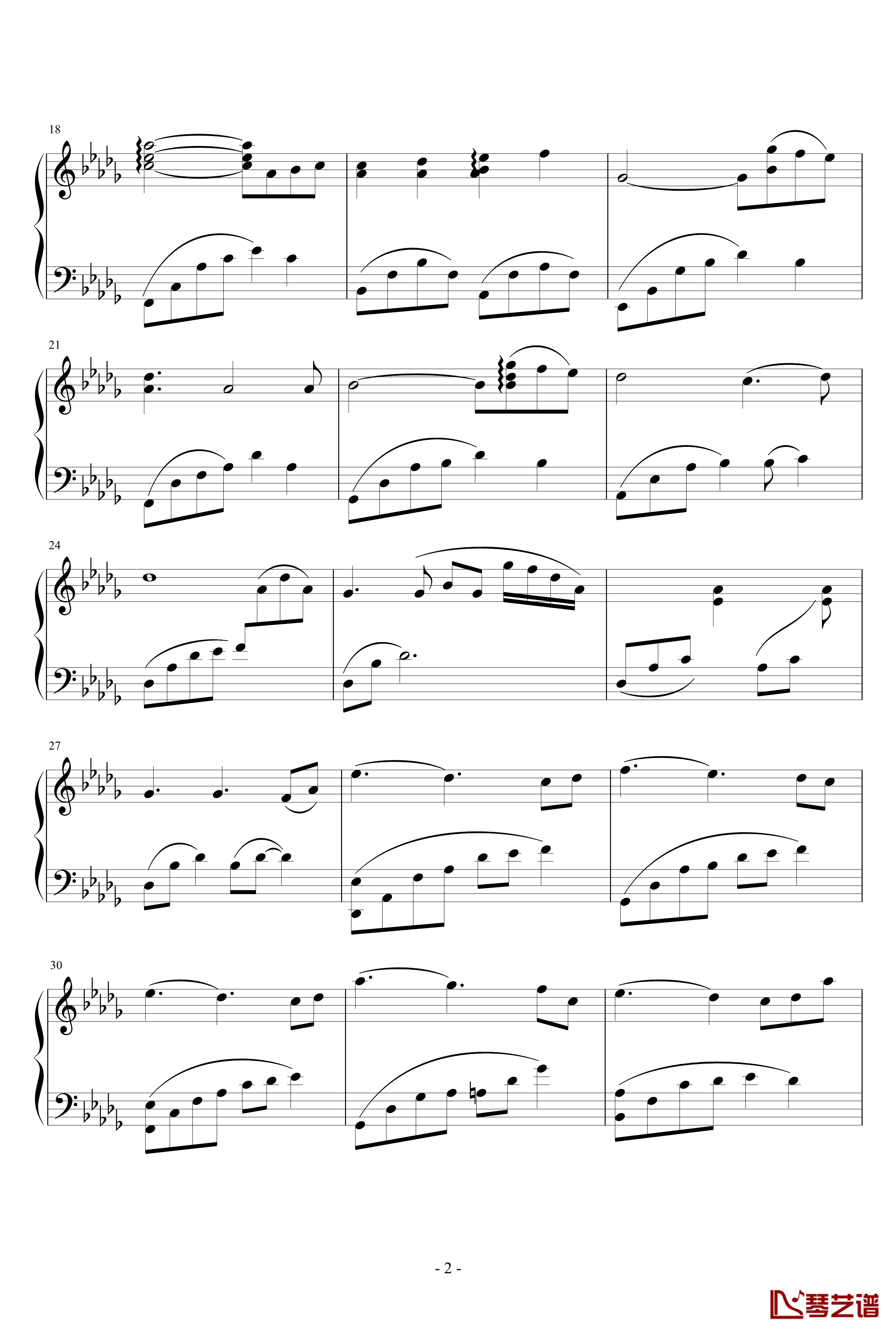 Main Theme of  Pluto钢琴谱-零2