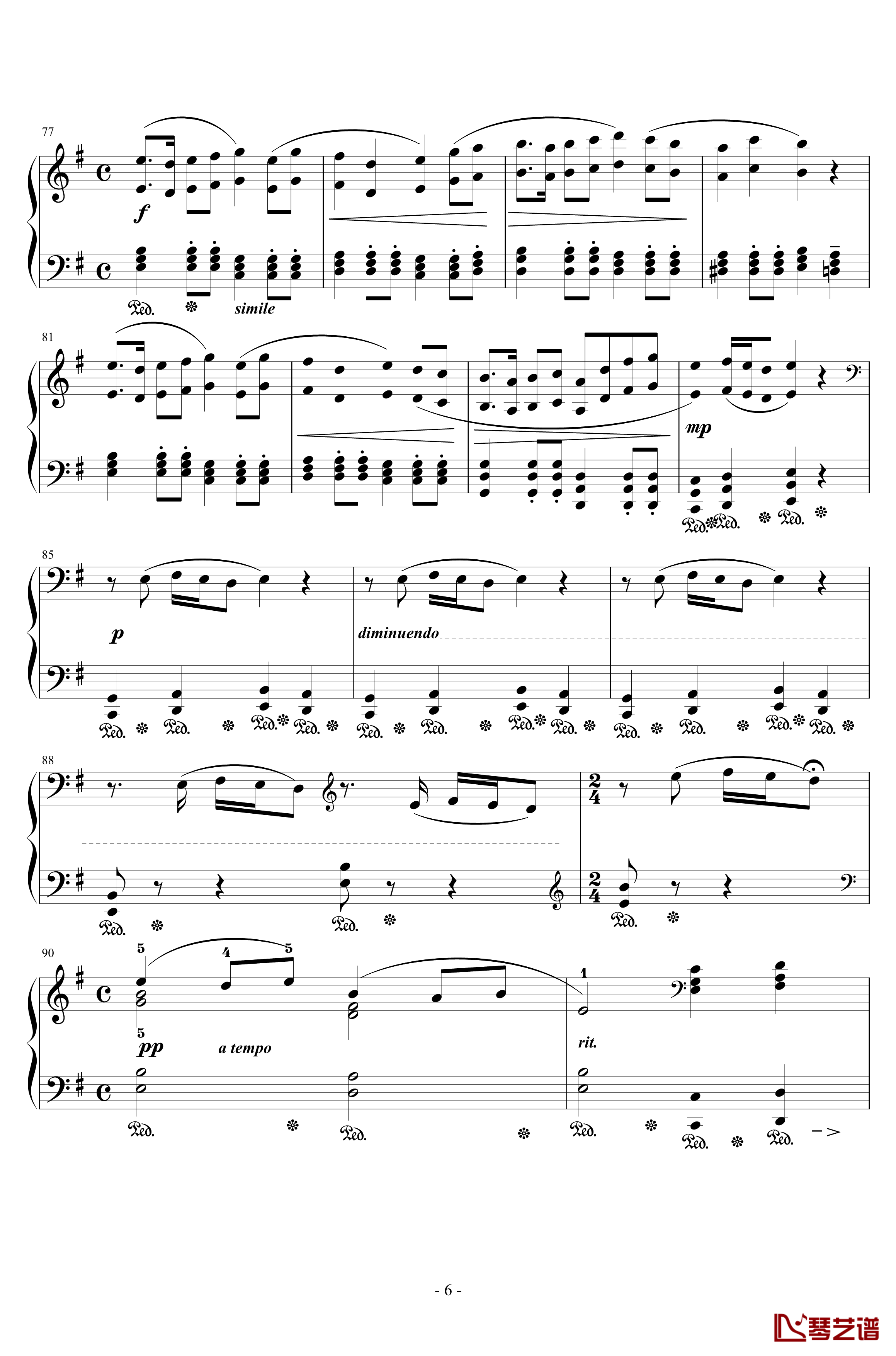 Ronfaure钢琴谱-Orchestra Version-FFXI -植松伸夫6