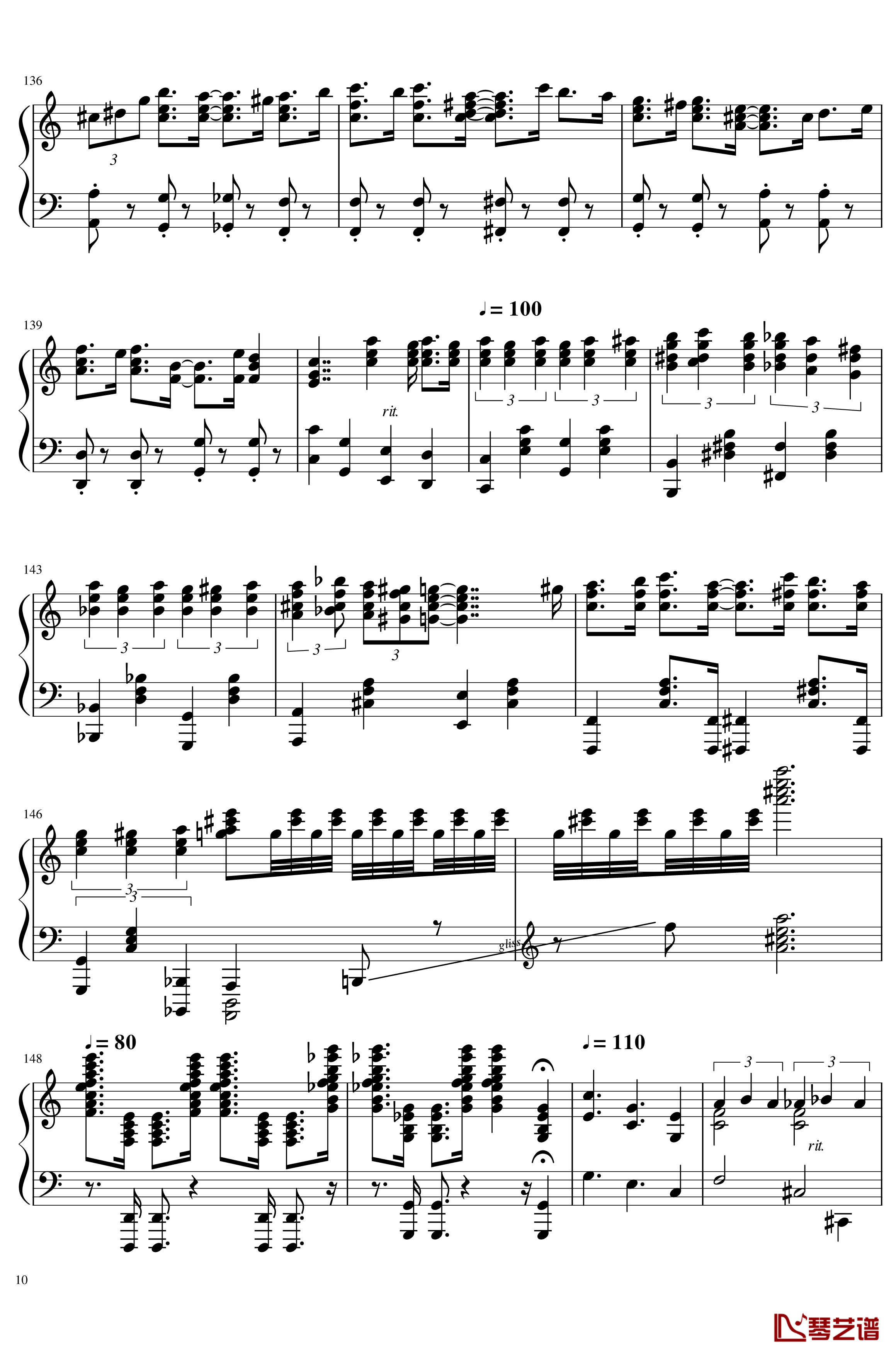 马里奥合集-Mix钢琴谱-超级玛丽10