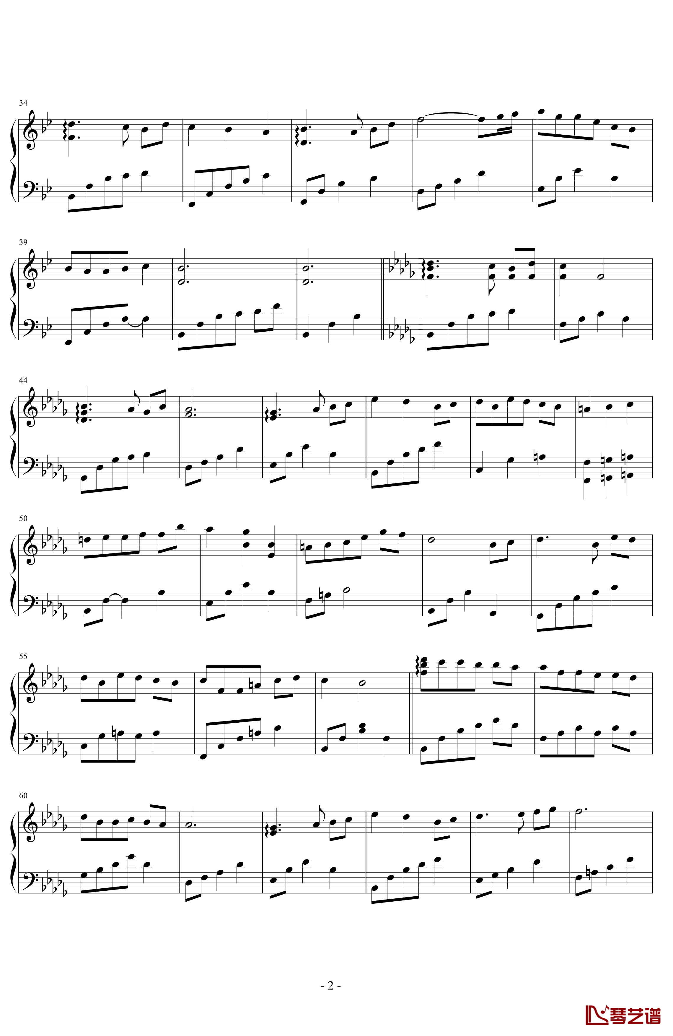 Pour Chopin钢琴谱-白日梦-說給蕭邦2