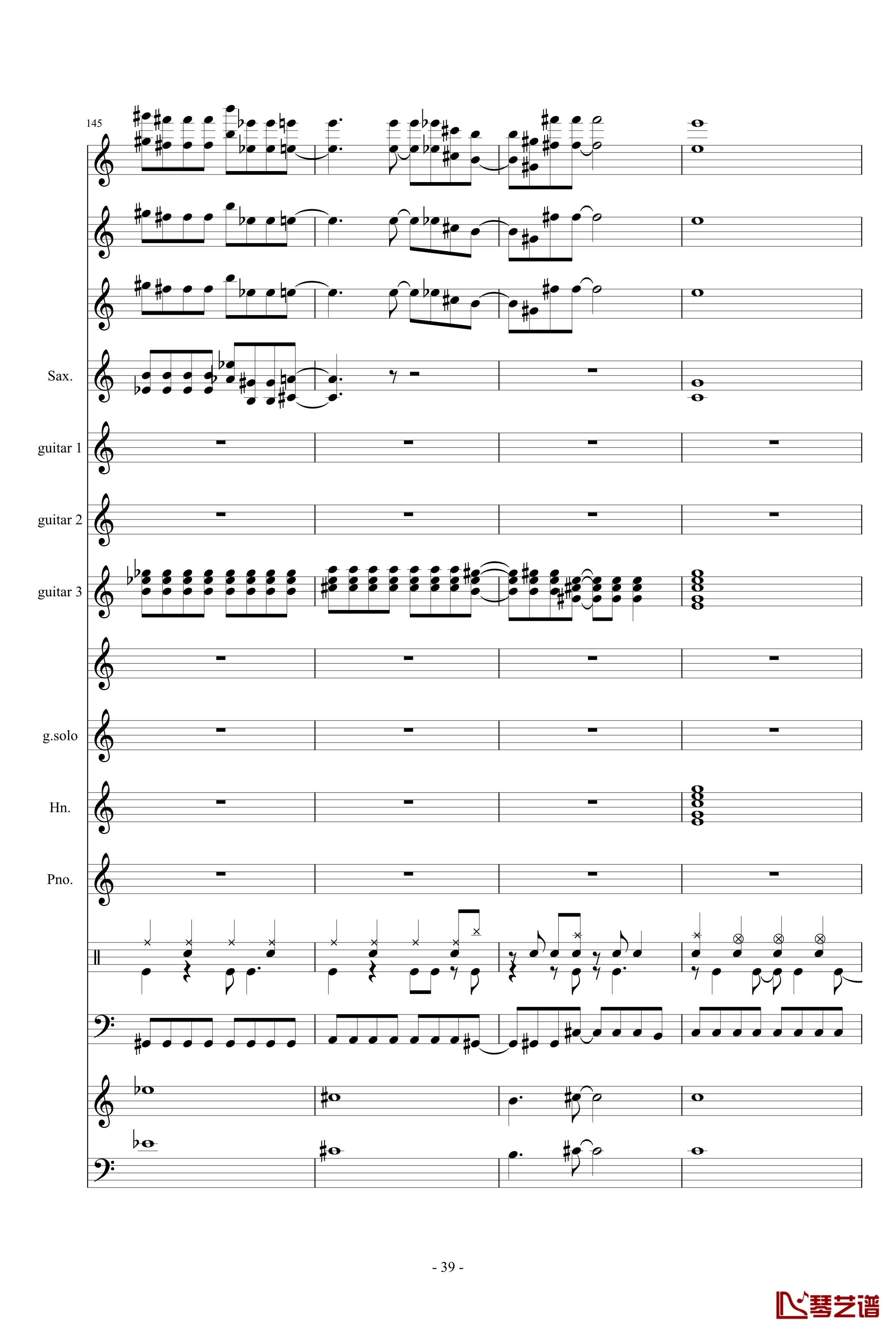 Butter-Fly钢琴谱-数码宝贝主题曲 音频修复版39