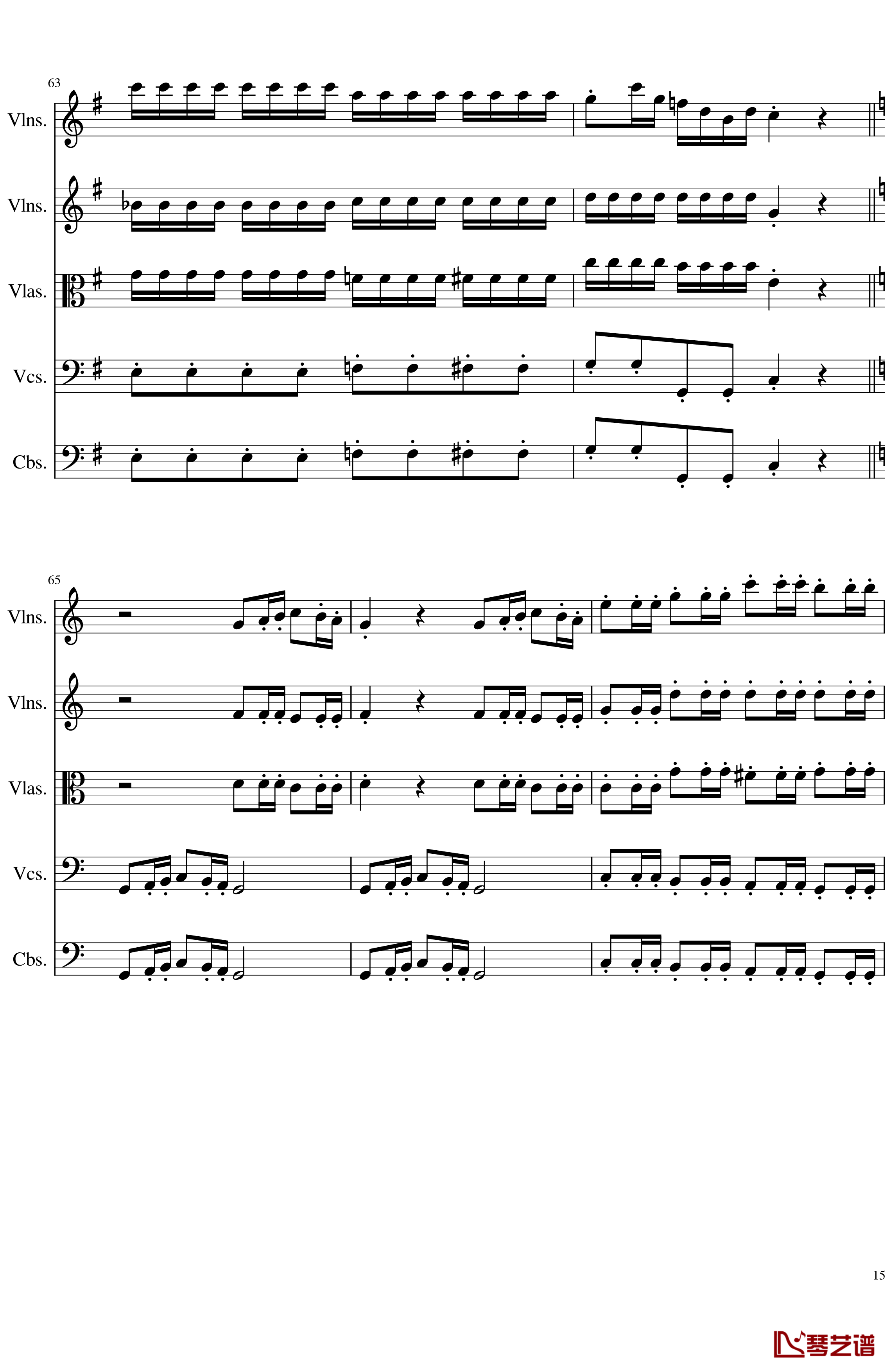 March in C, Op.124b钢琴谱-一个球15