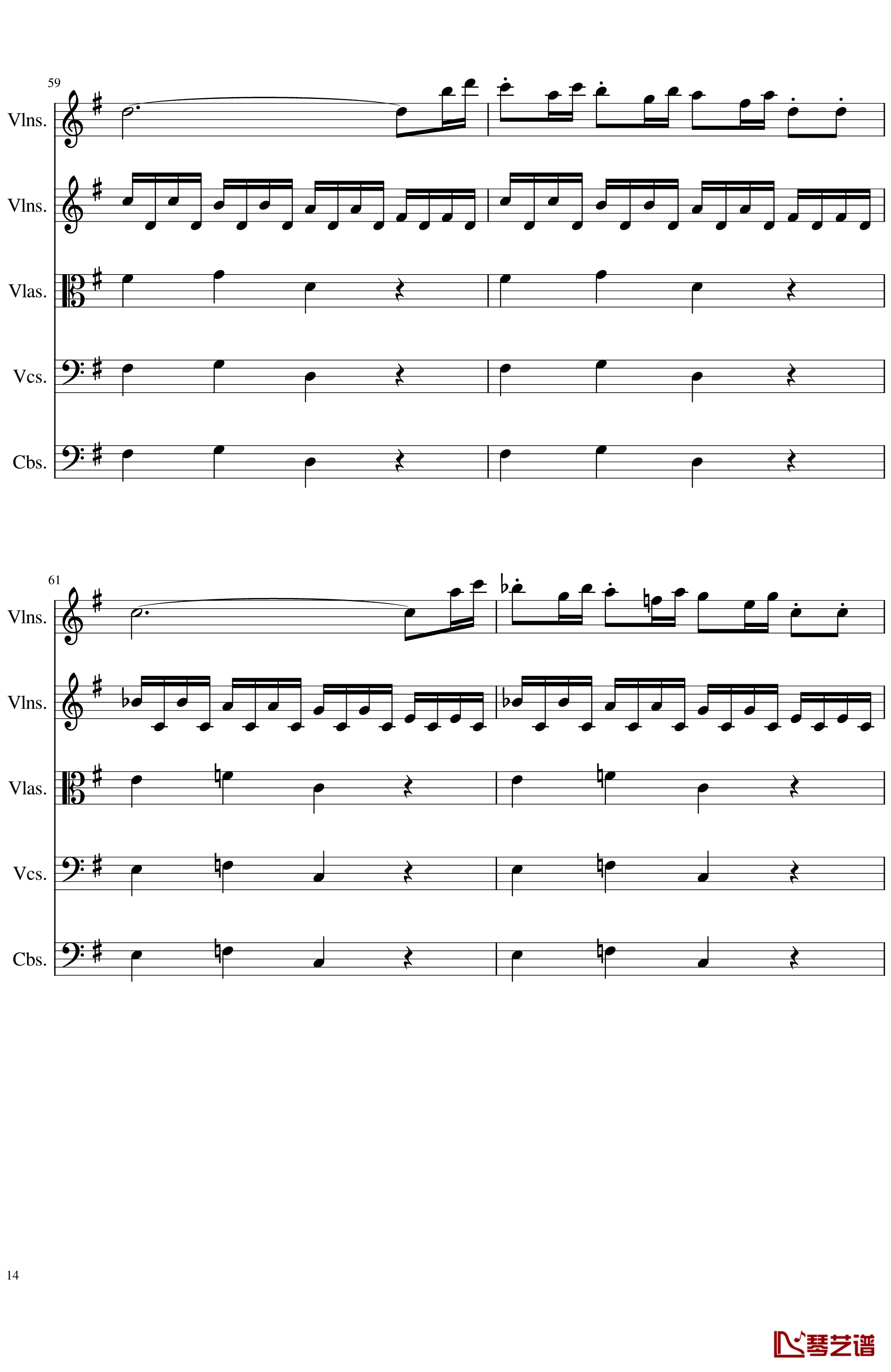 March in C, Op.124b钢琴谱-一个球14