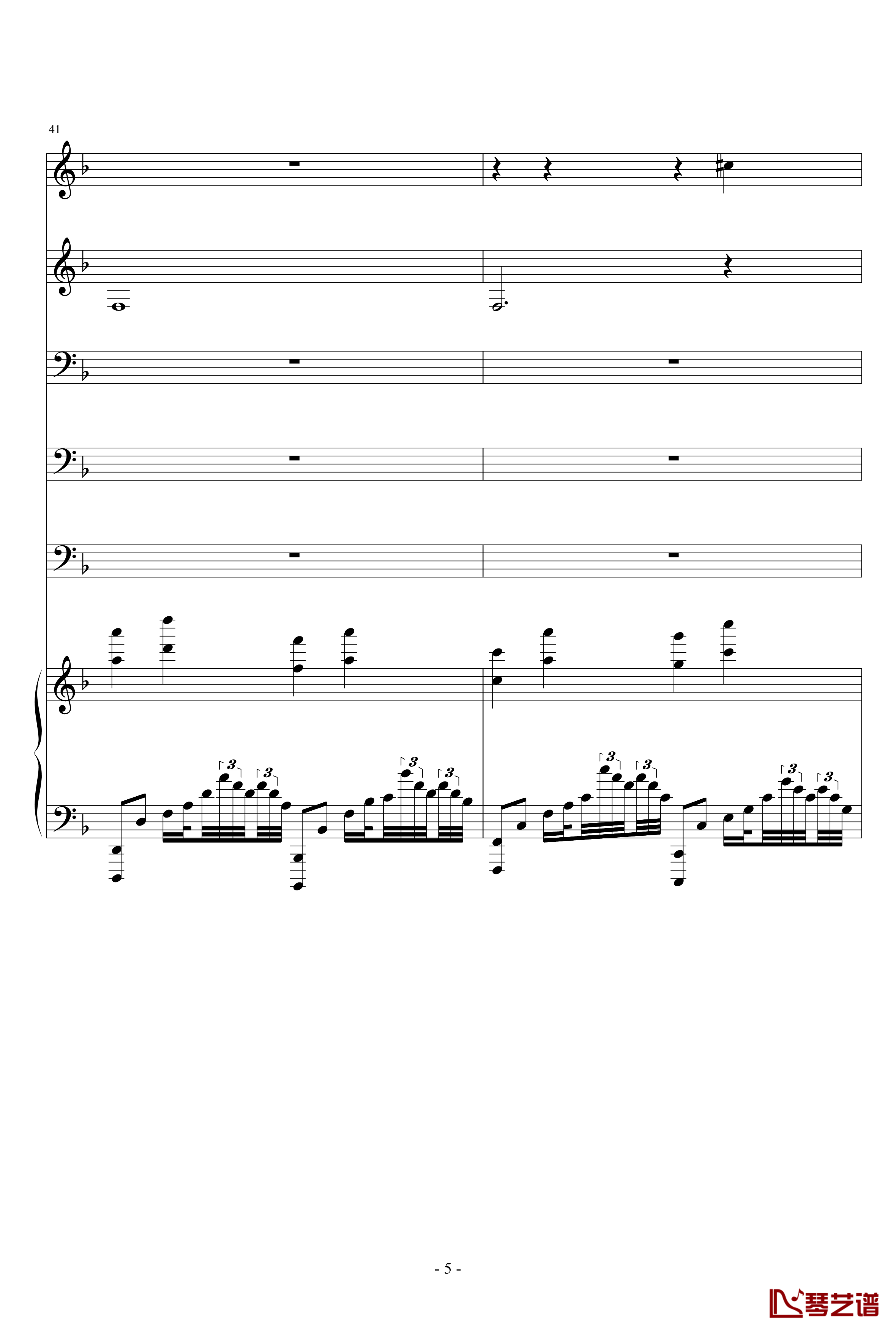 The Song of AFCG钢琴谱-Intro-Ｓòrγy.5