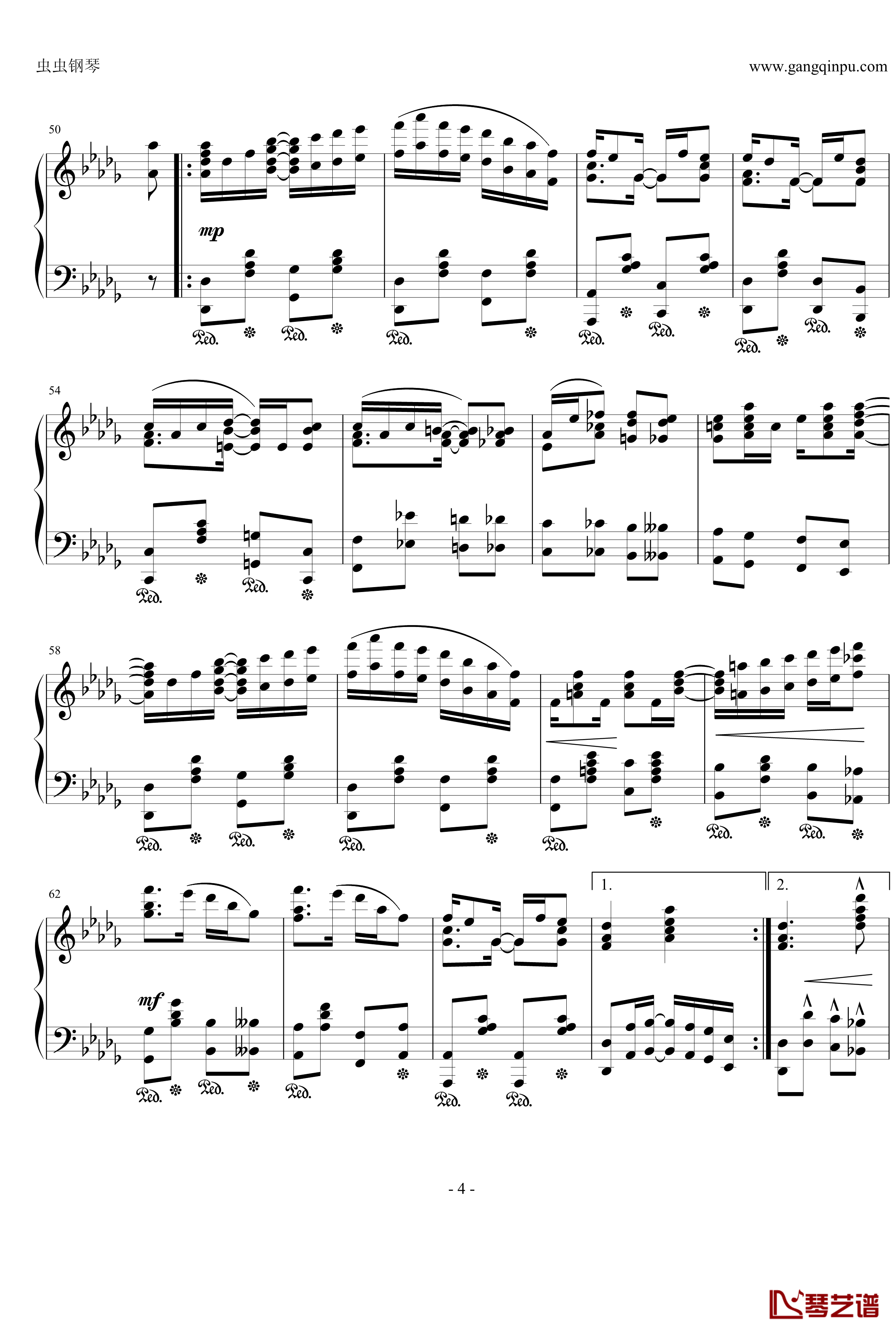 剑兰拉格钢琴谱-斯科特 乔普林4