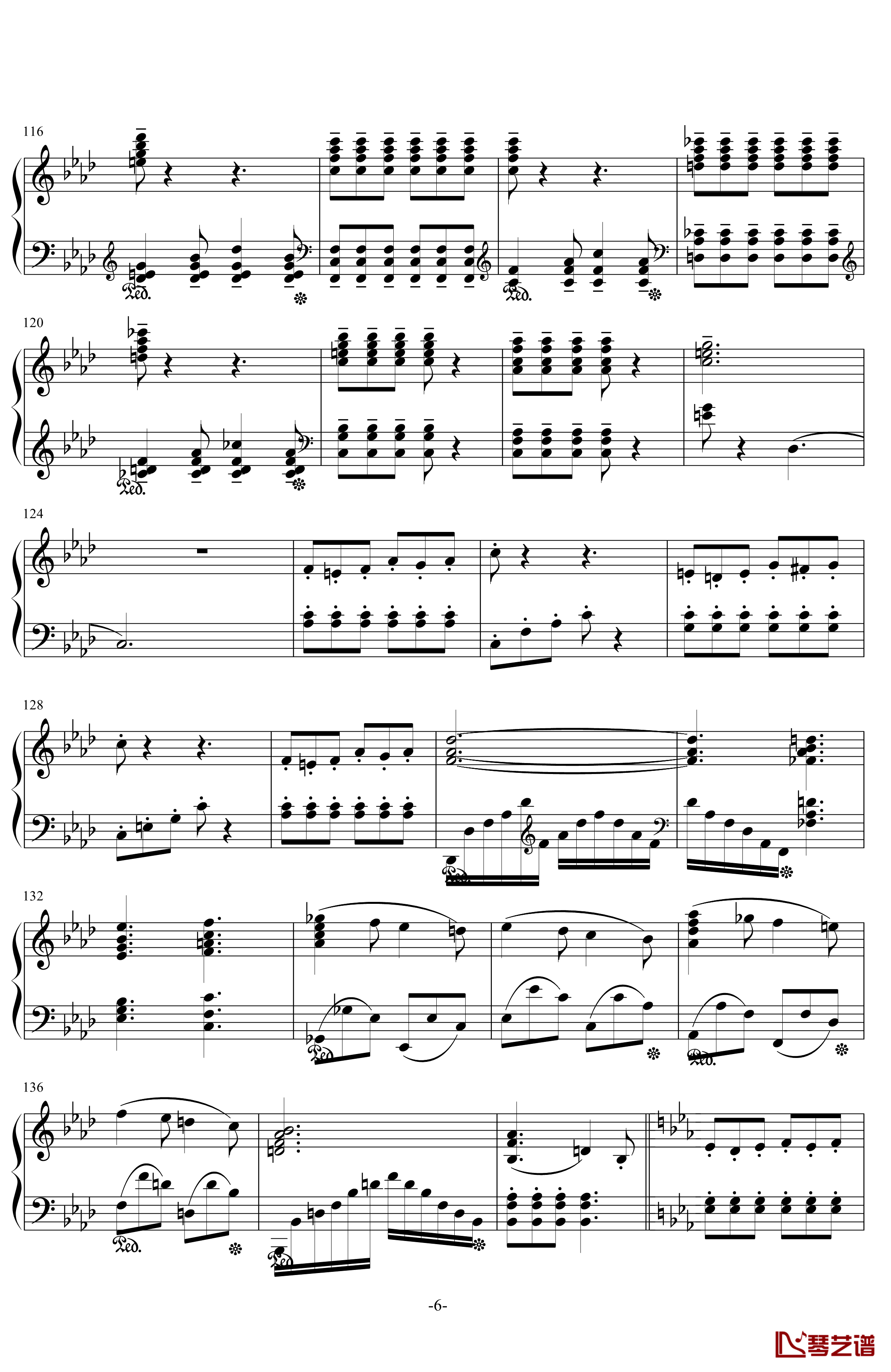 降E大调钢琴奏鸣曲钢琴谱-第1乐章-.伊dên-H206