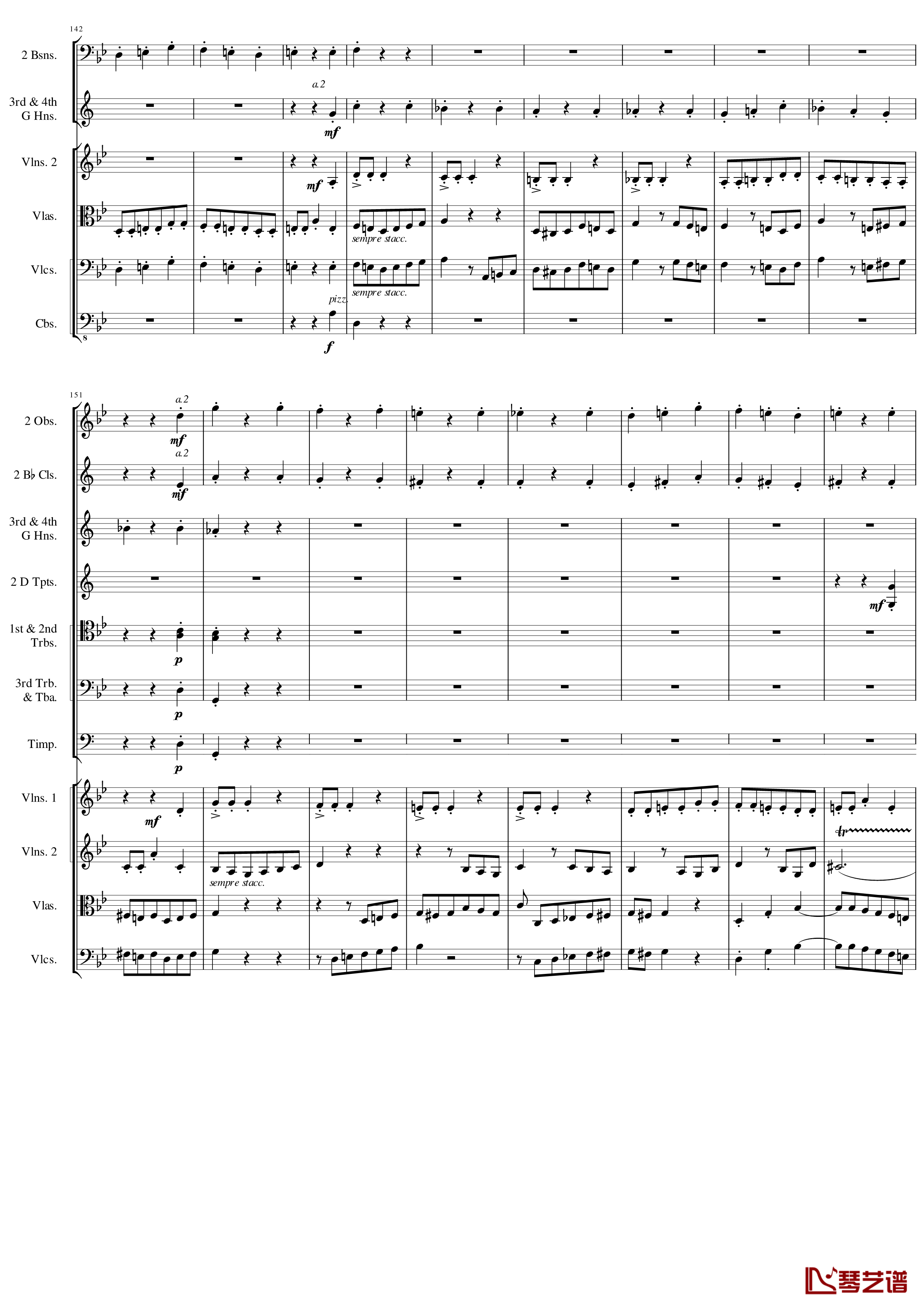 Danse Macabre Op.40钢琴谱-圣桑13