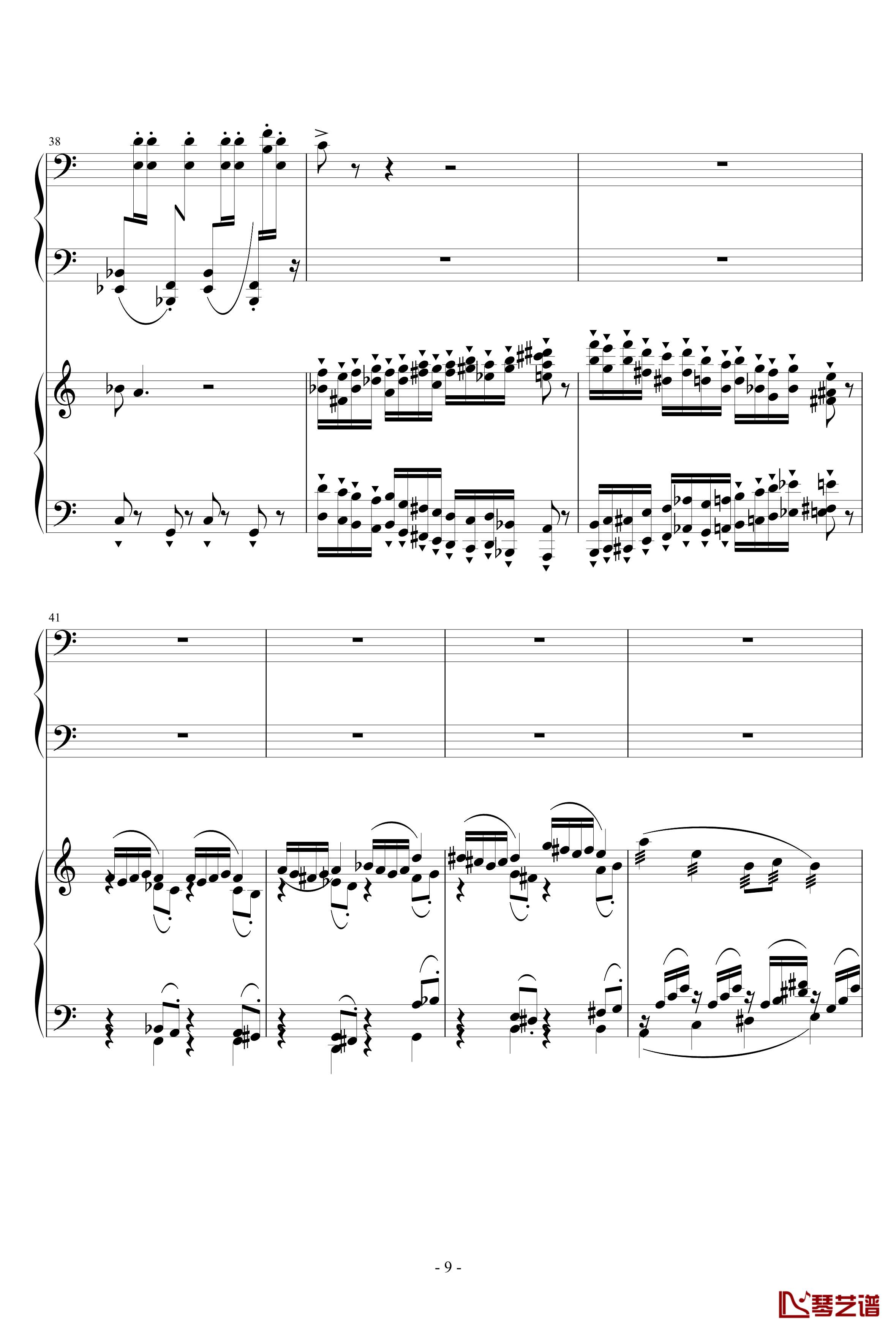 小温狂想曲2.12钢琴谱-旅游协奏曲-一个球9