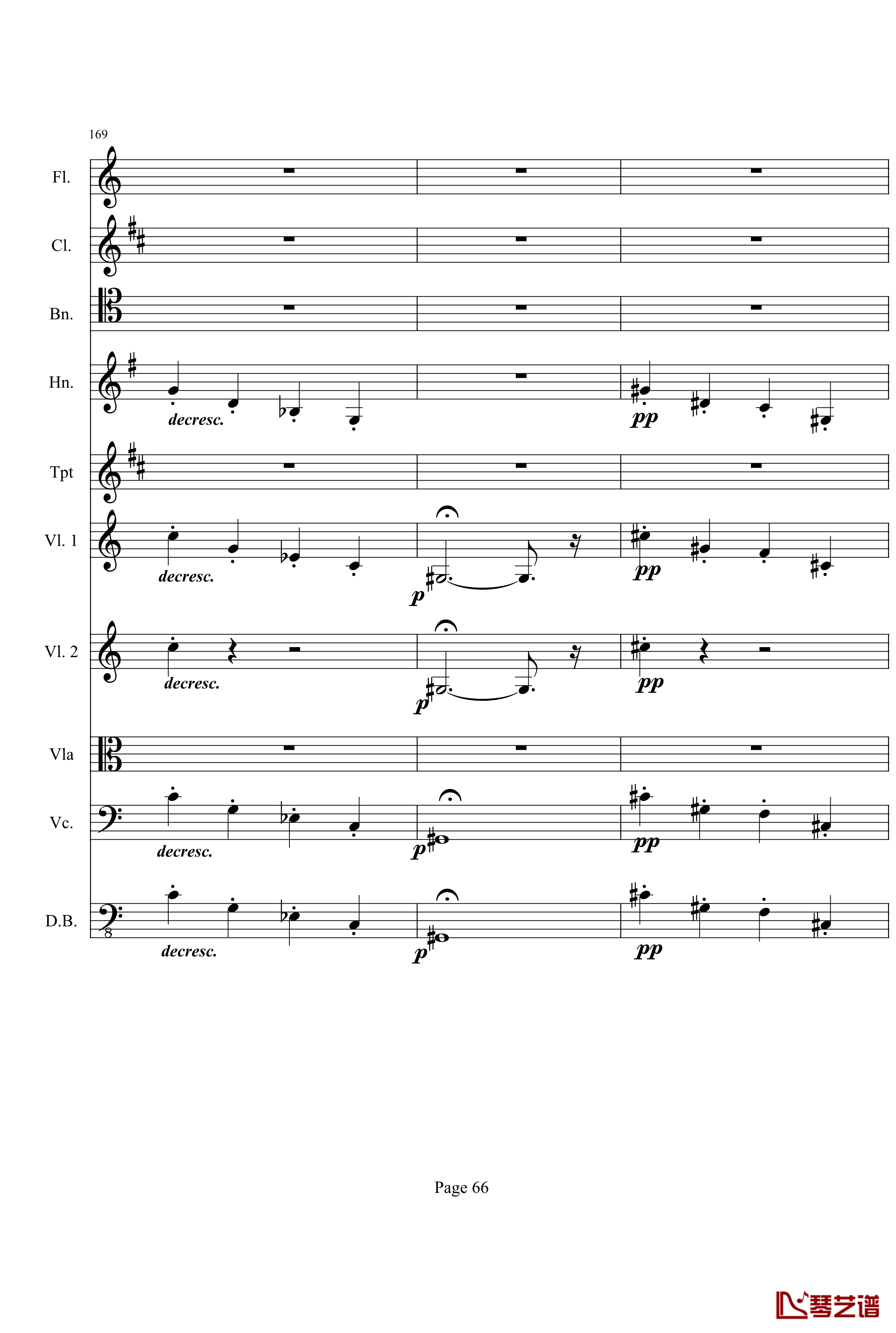 奏鸣曲之交响钢琴谱-第21-Ⅰ-贝多芬-beethoven66
