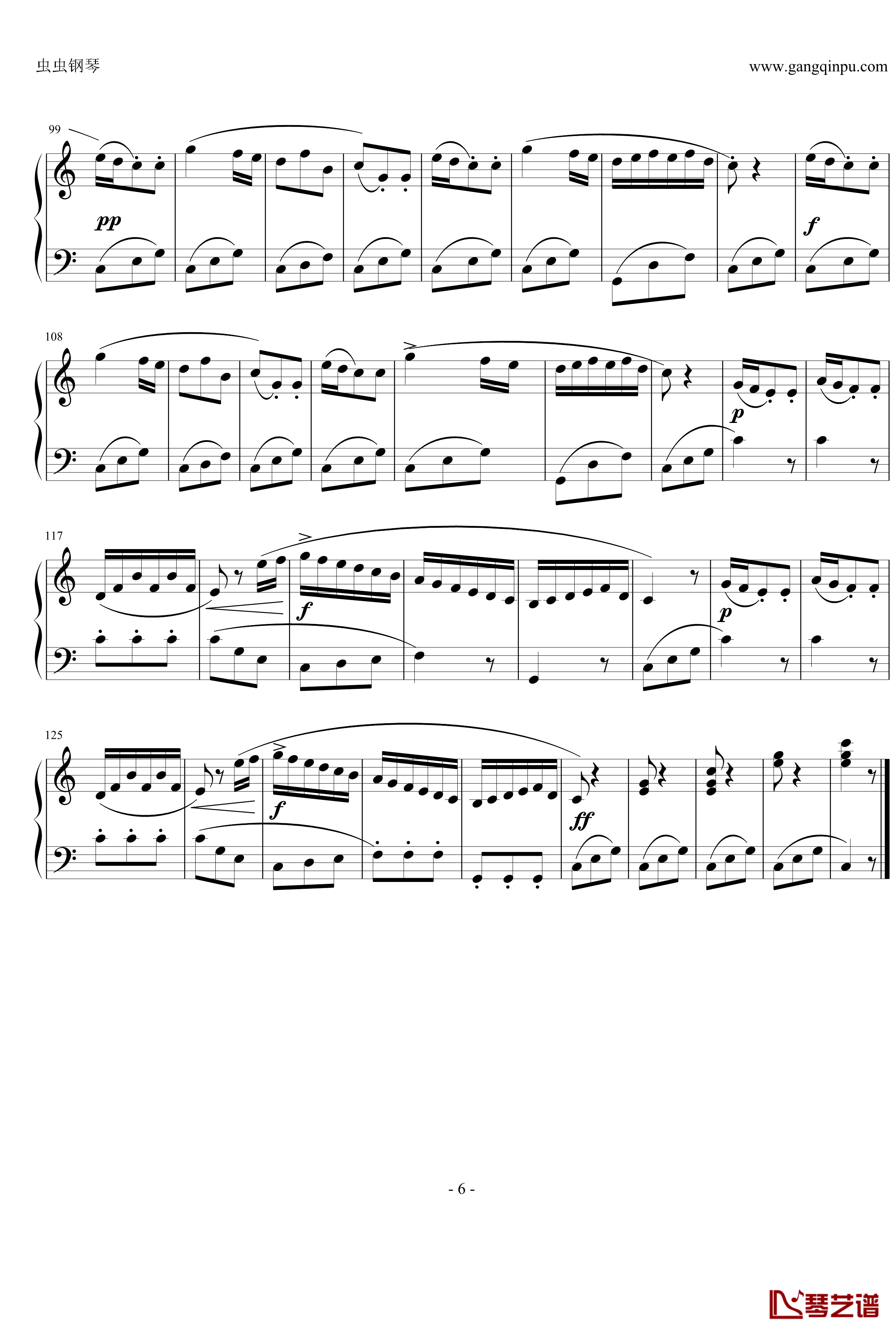 by Muzio ClementiSonatina钢琴谱-Opus 36 Number 1-克来门蒂6