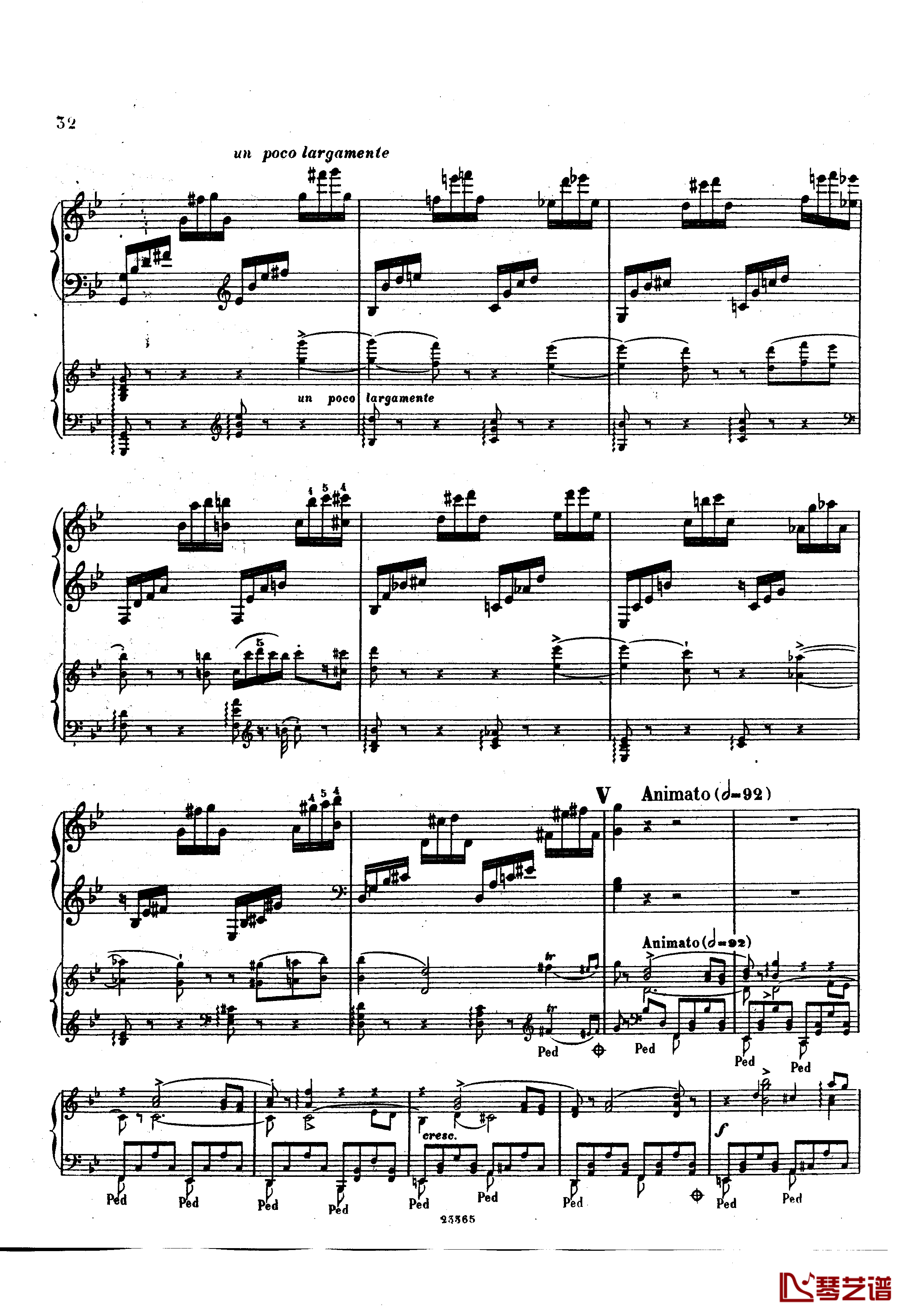 g小调钢琴协奏曲  Op.15钢琴谱-斯甘巴蒂32